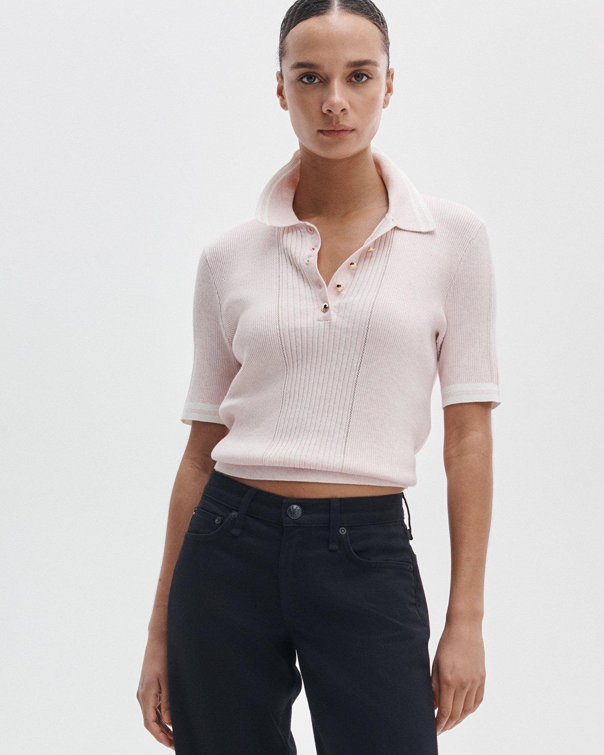 Laurie Cotton-Cashmere Polo image number 1