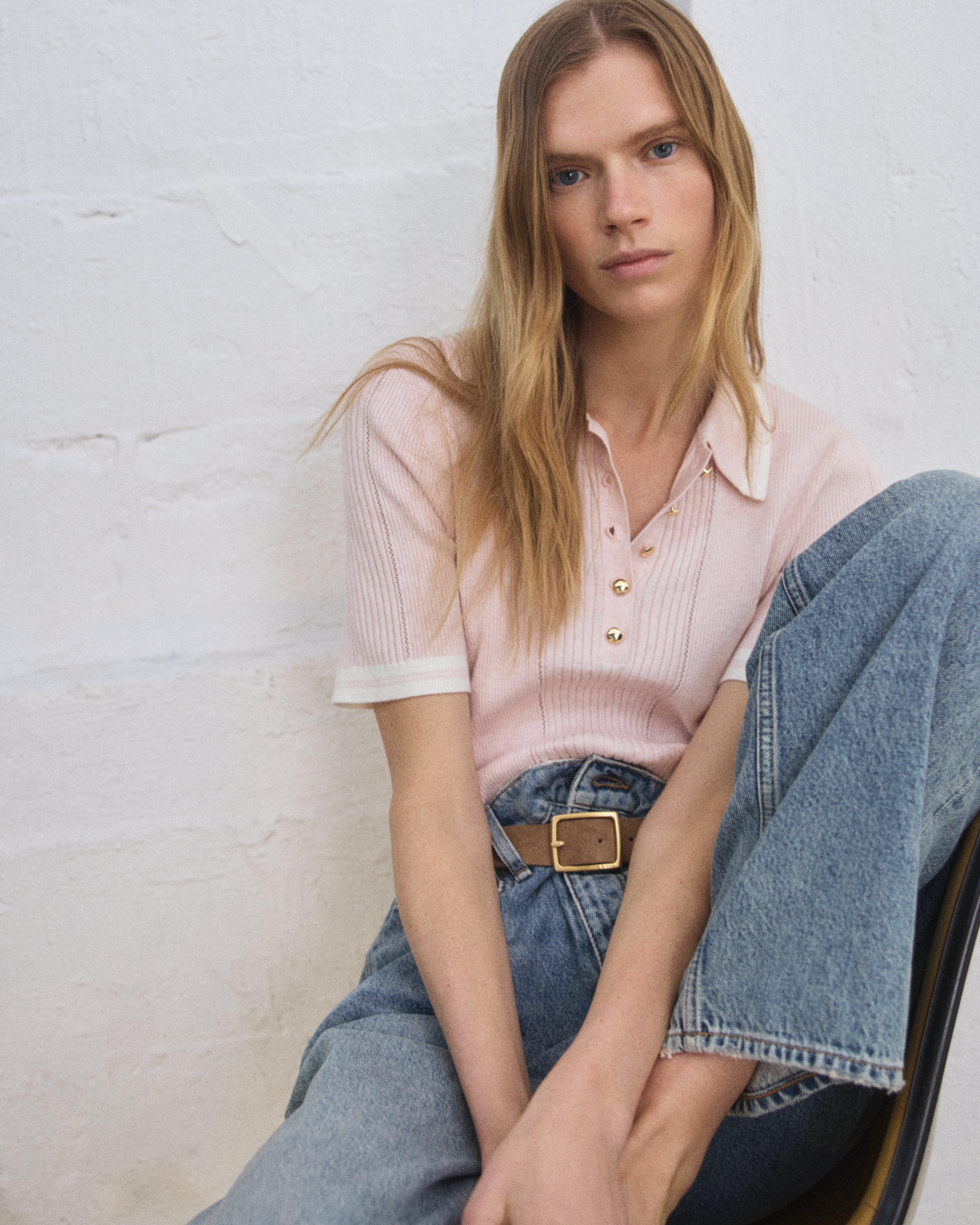 Laurie Cotton-Cashmere Polo image number 6