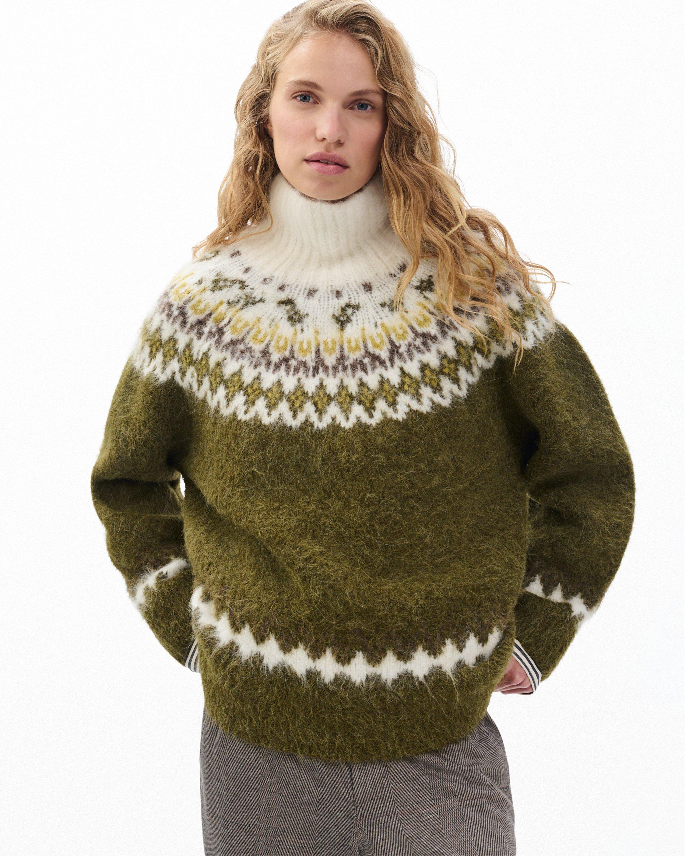 rag&bone ラグアンドボーン　レディースセーター　ウールステッチセーター Rag & Bone Sweater Womens Small Gray Sweatshirt Pull Long