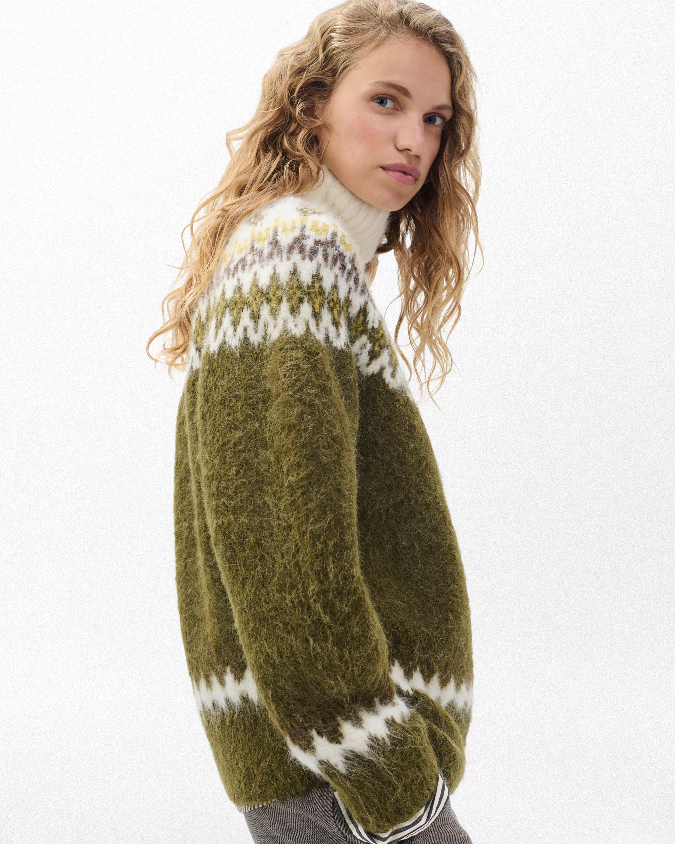 Beth Fair Isle Turtleneck Sweater - image 4