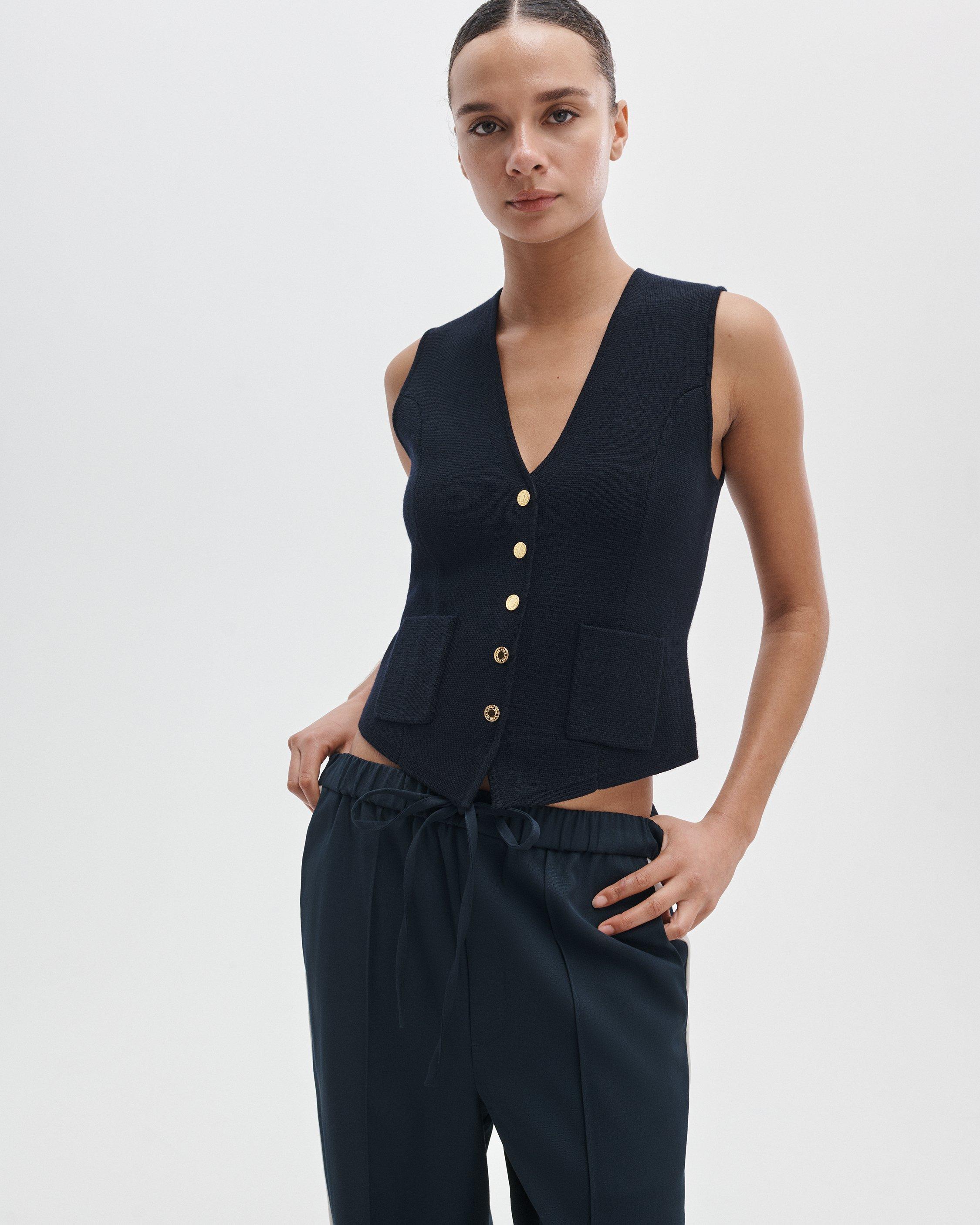 Portia Merino Wool Vest image number 1