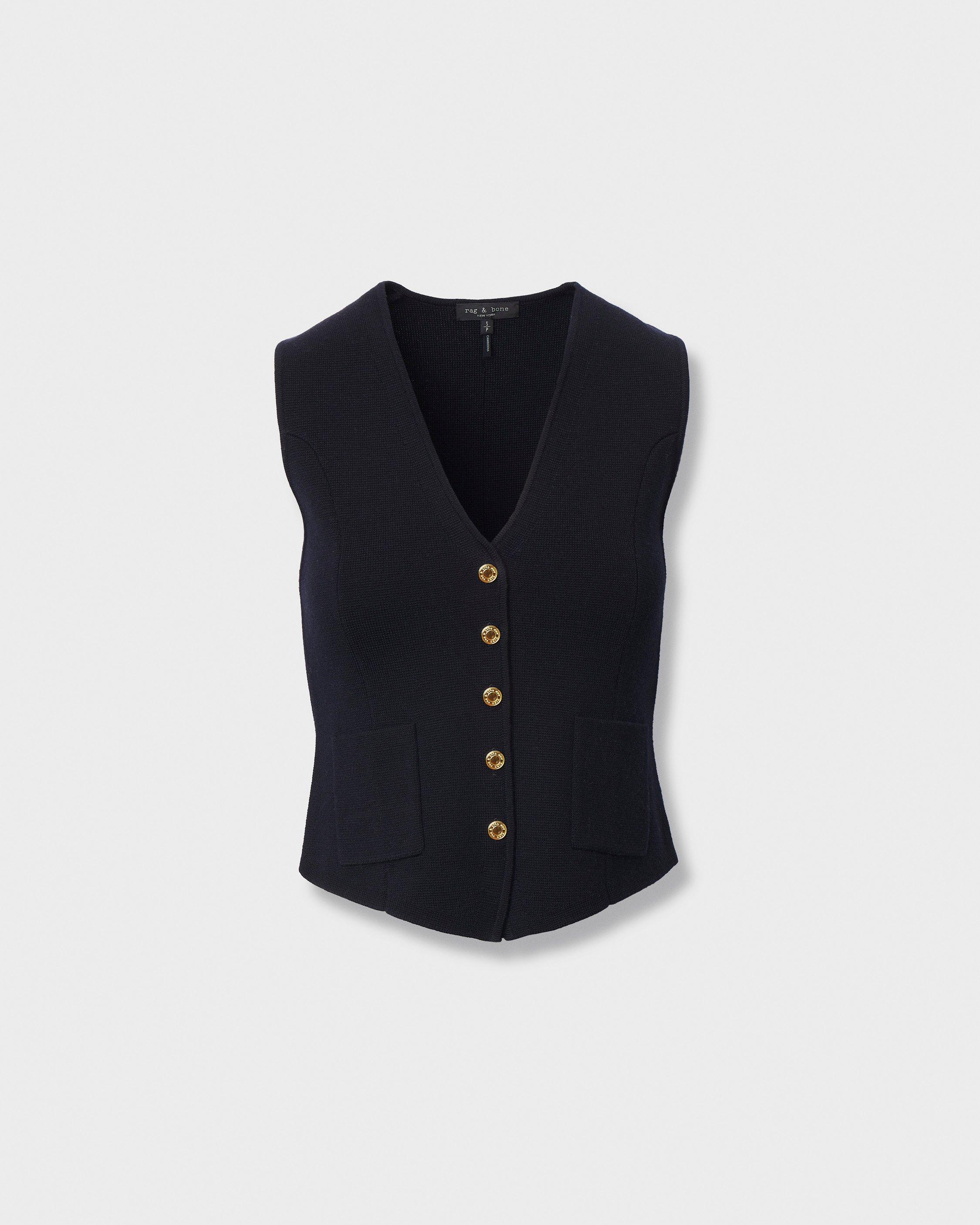Portia Merino Wool Vest - image 2