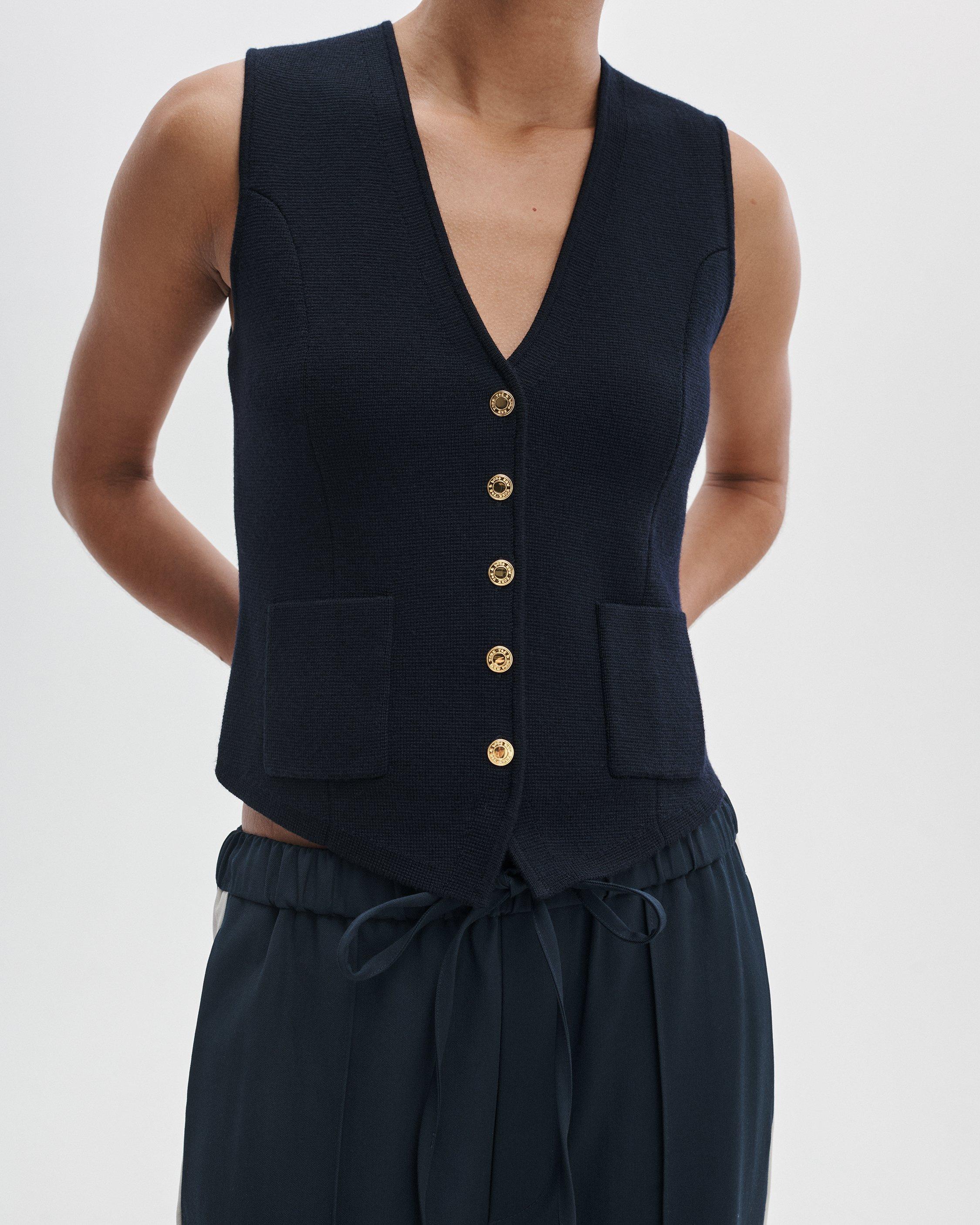 Portia Merino Wool Vest - image 4