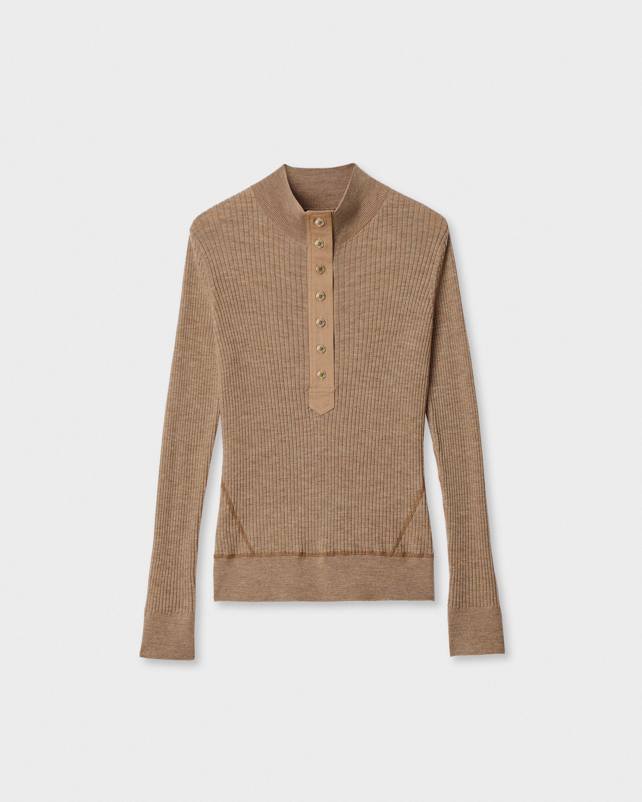 Lucy Merino Wool Henley image number 2