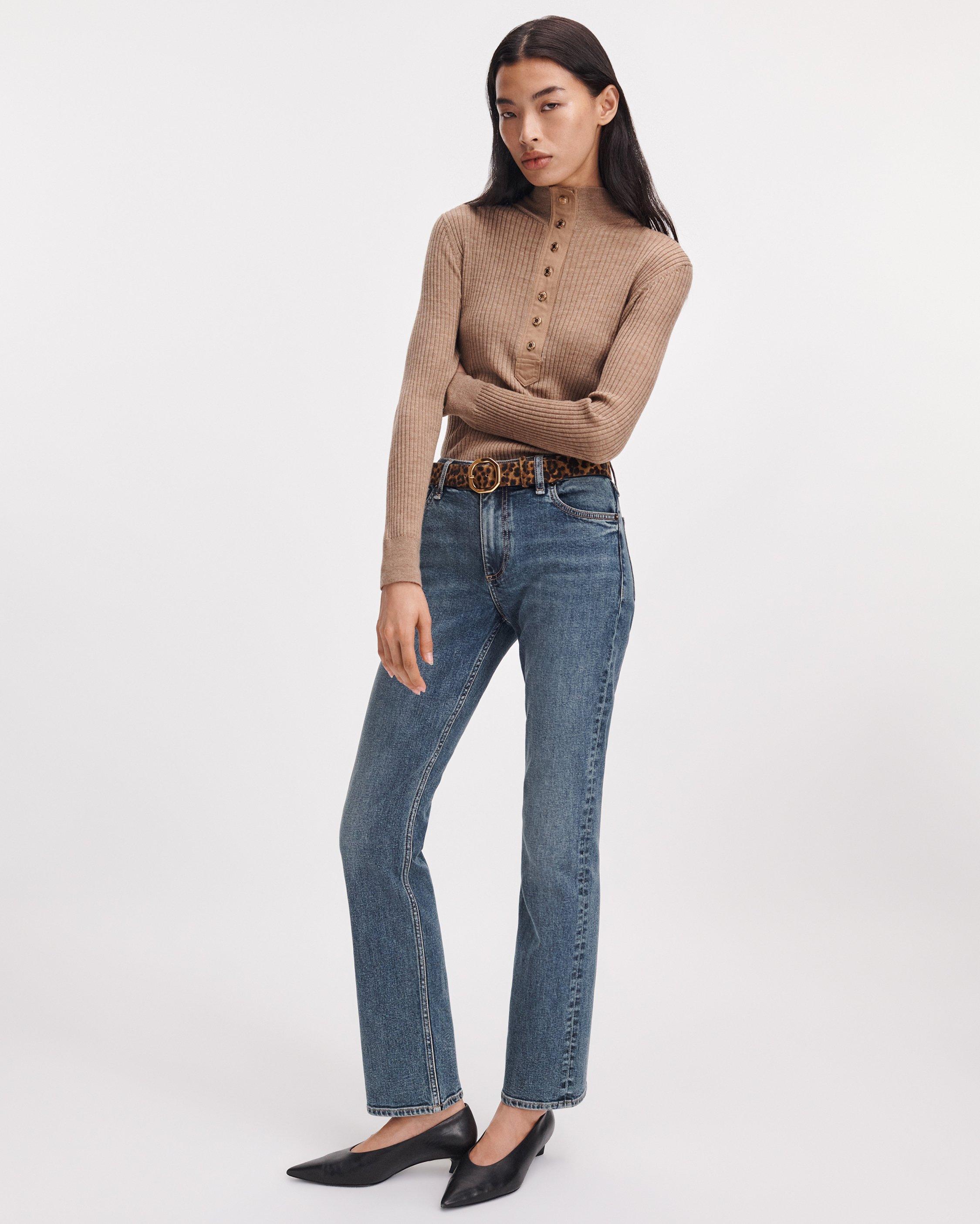 Lucy Merino Wool Henley image number 3