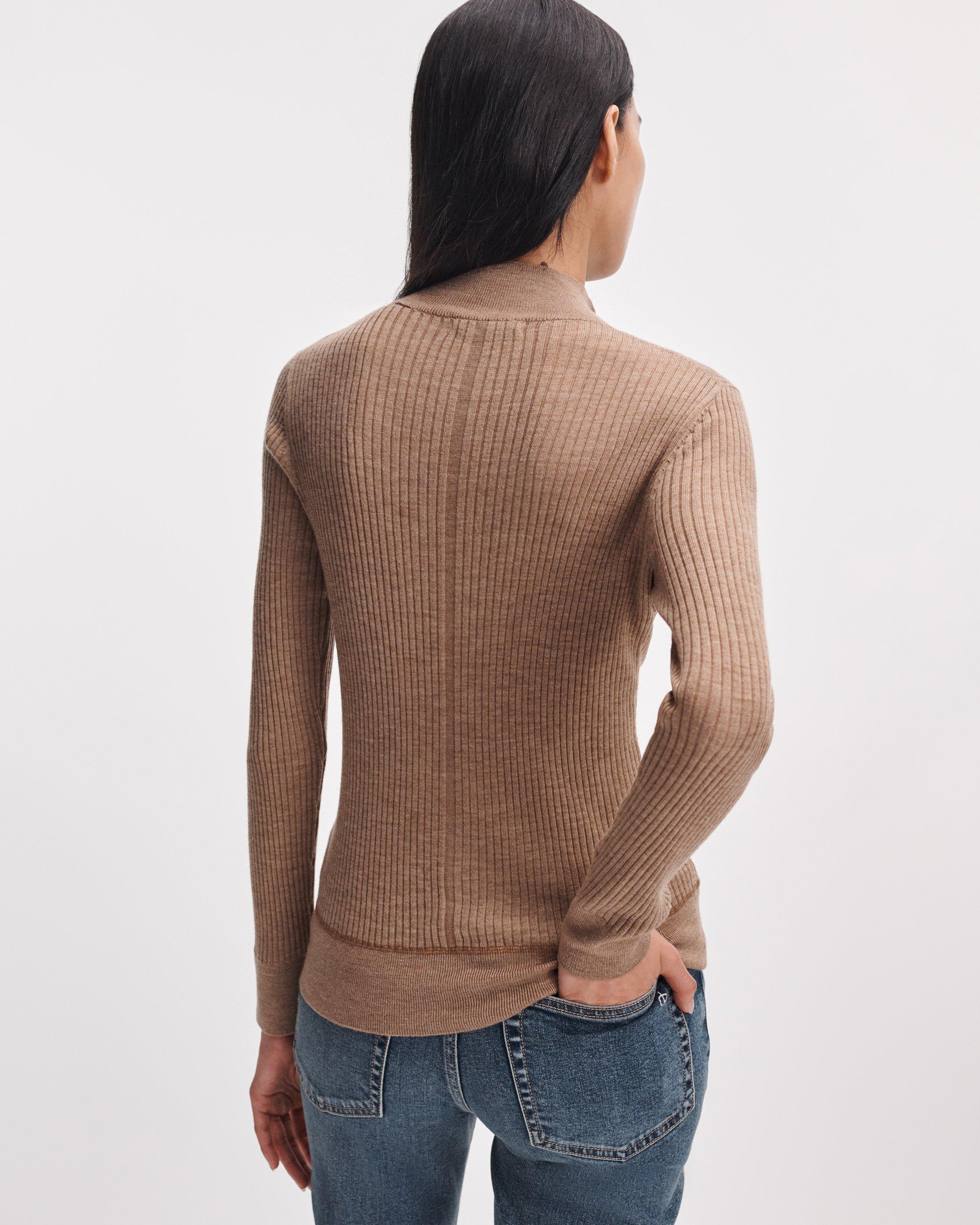 Lucy Merino Wool Henley image number 5