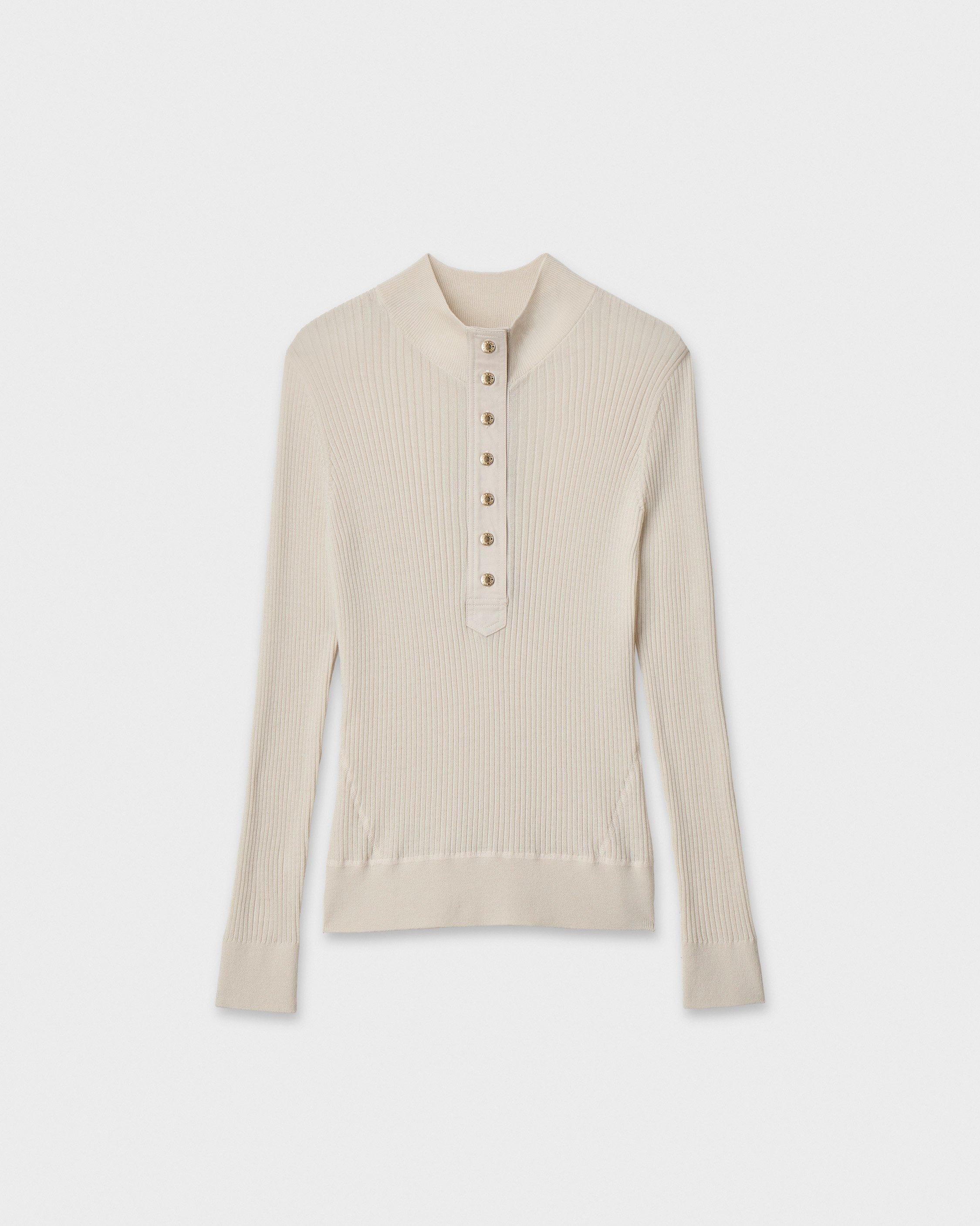 Lucy Merino Wool Henley image number 2