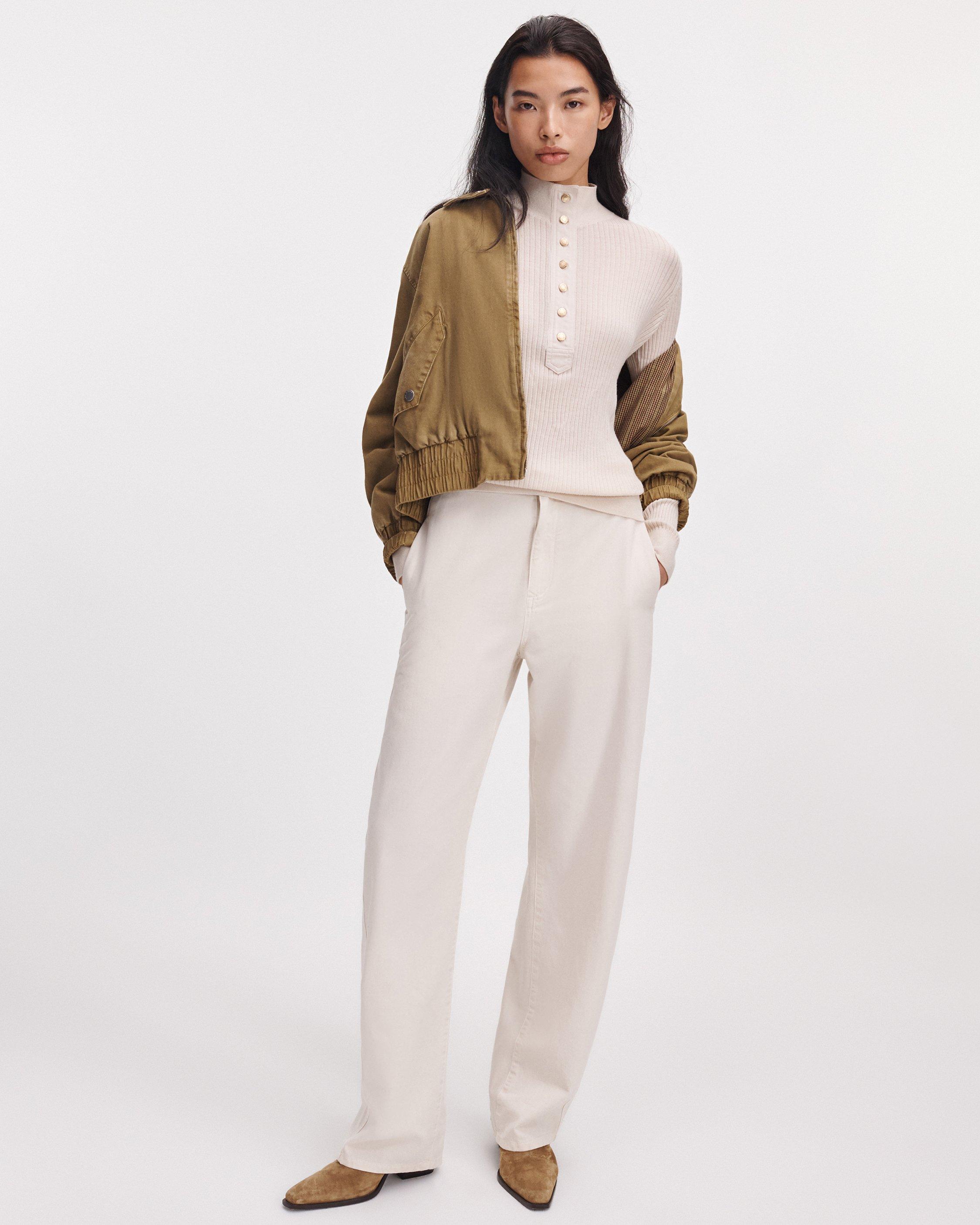 Lucy Merino Wool Henley image number 3