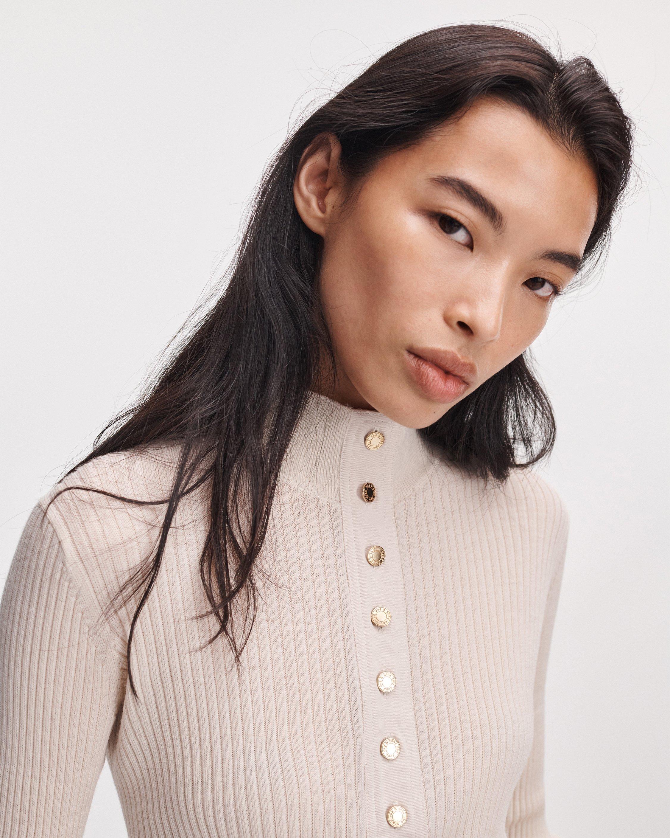 Lucy Merino Wool Henley image number 4