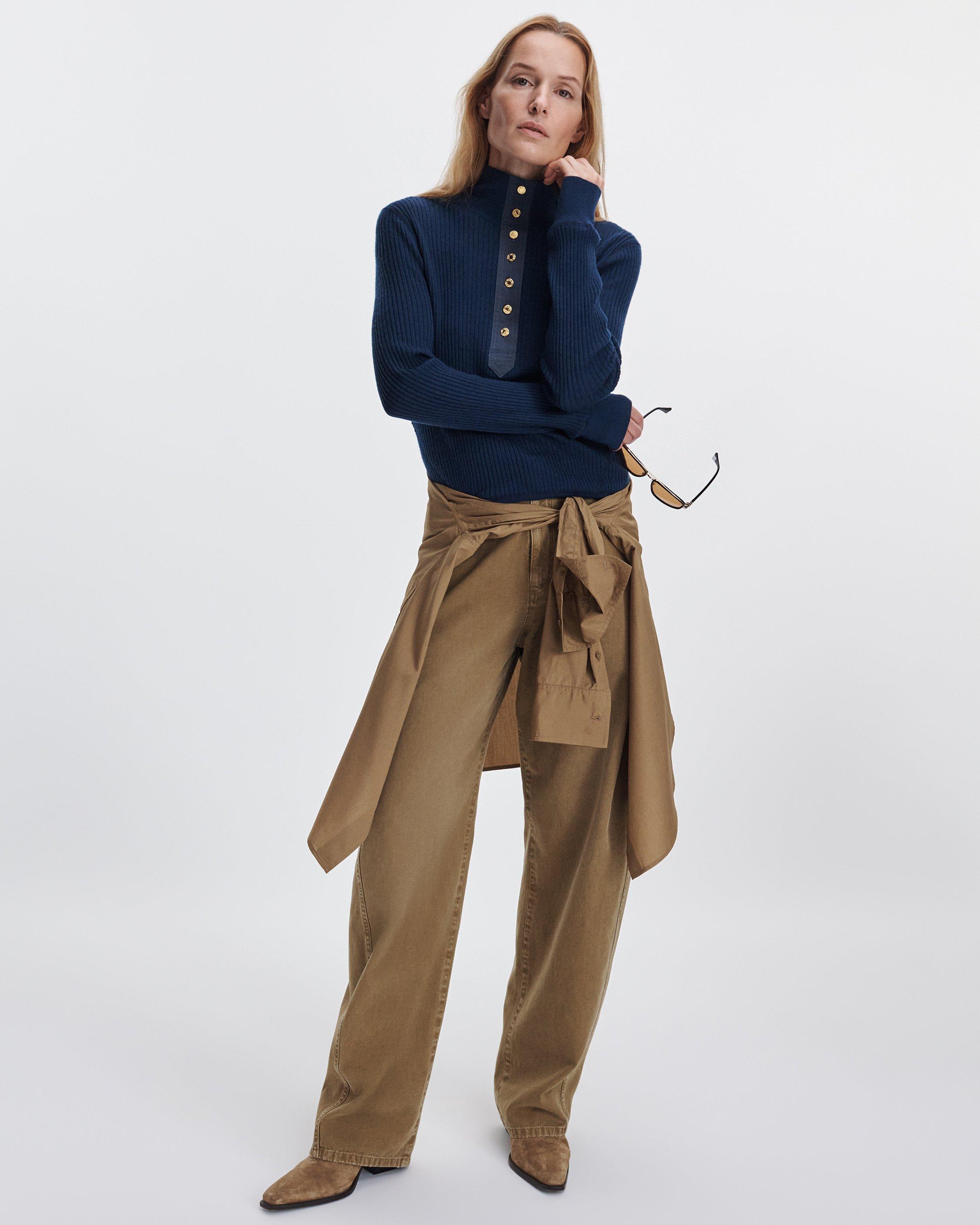 Lucy Merino Wool Henley image number 3