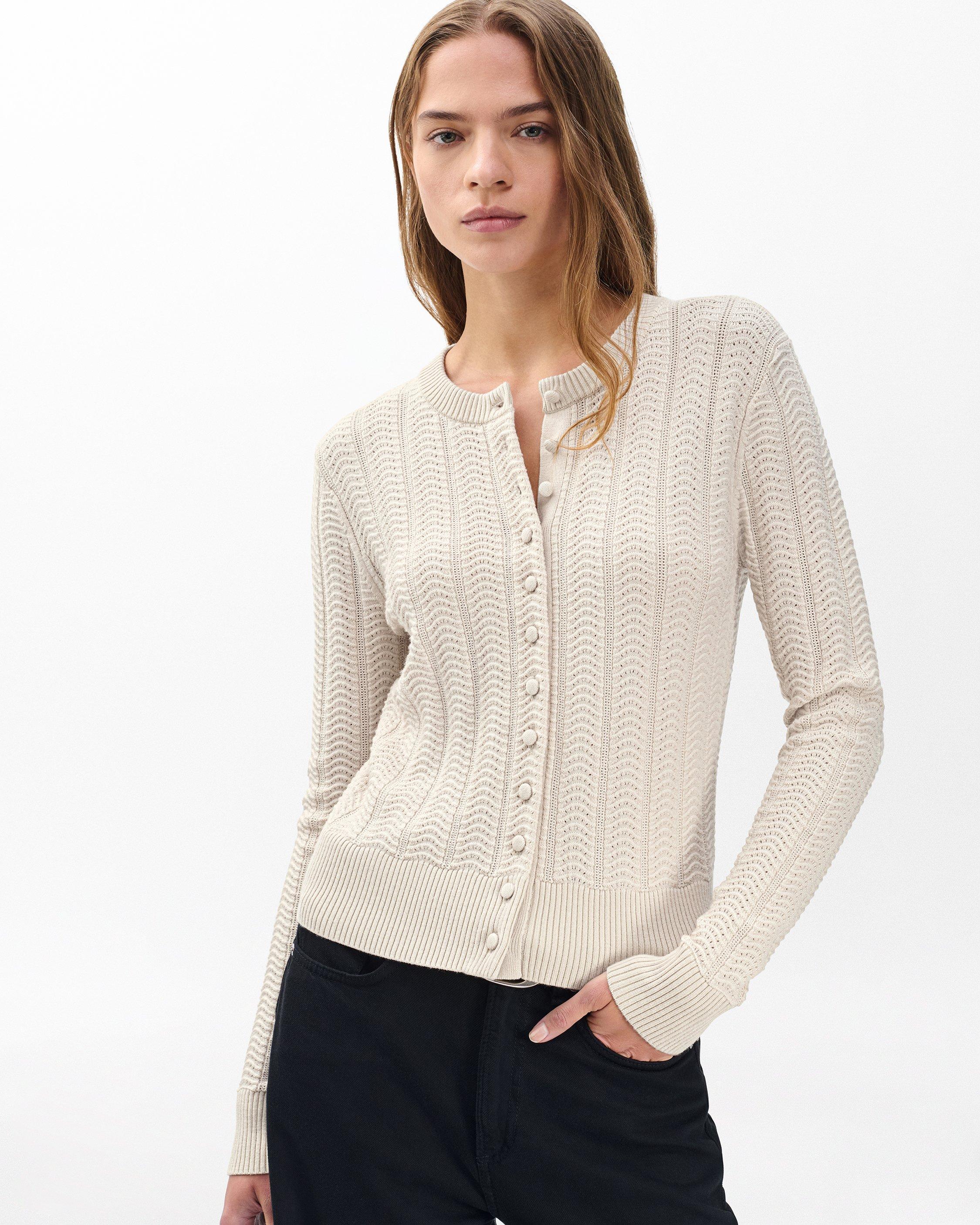 Francesca Wool-Blend Cardigan - image 4