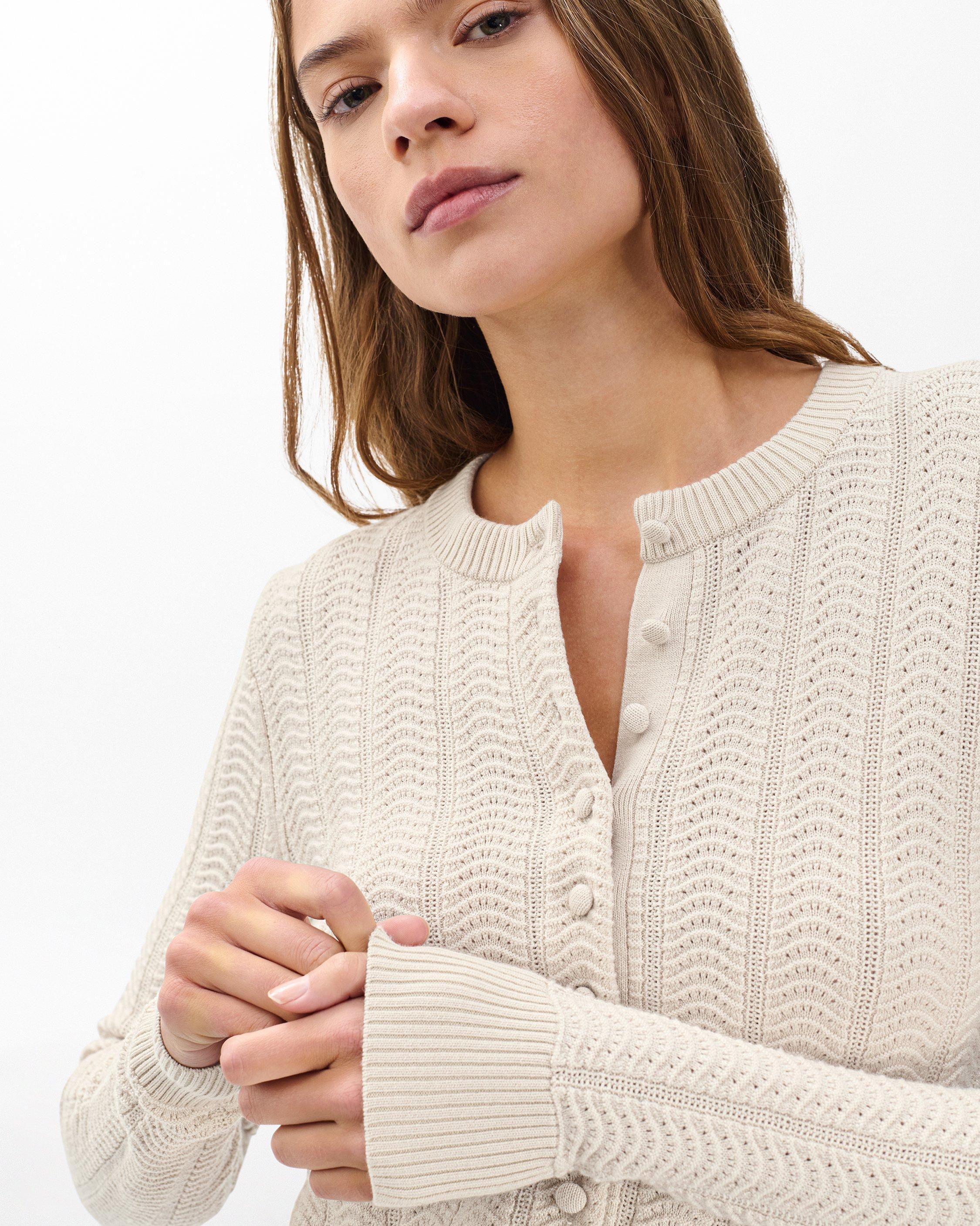 Francesca Wool-Blend Cardigan - image 5