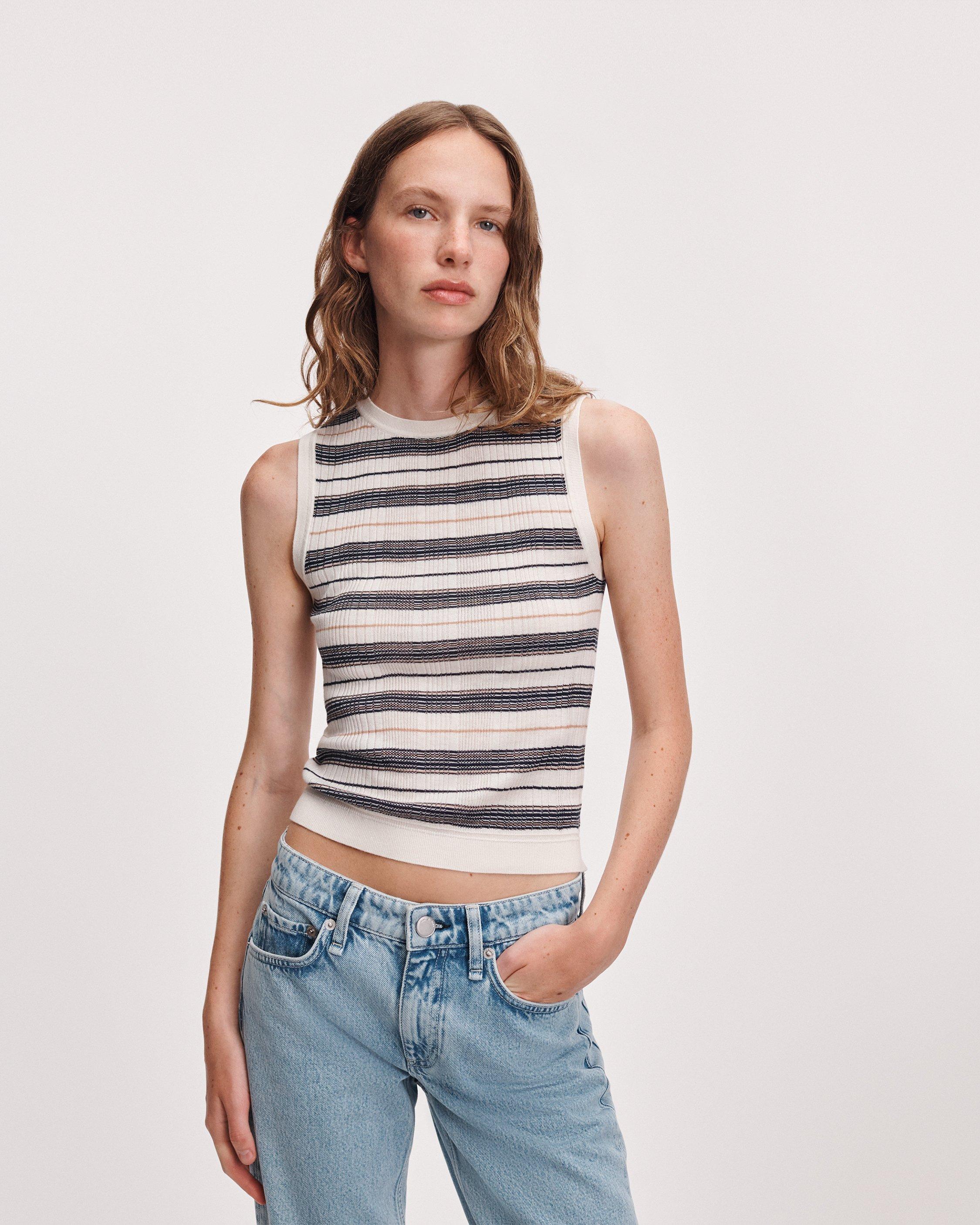 Teresa Striped Vest image number 1