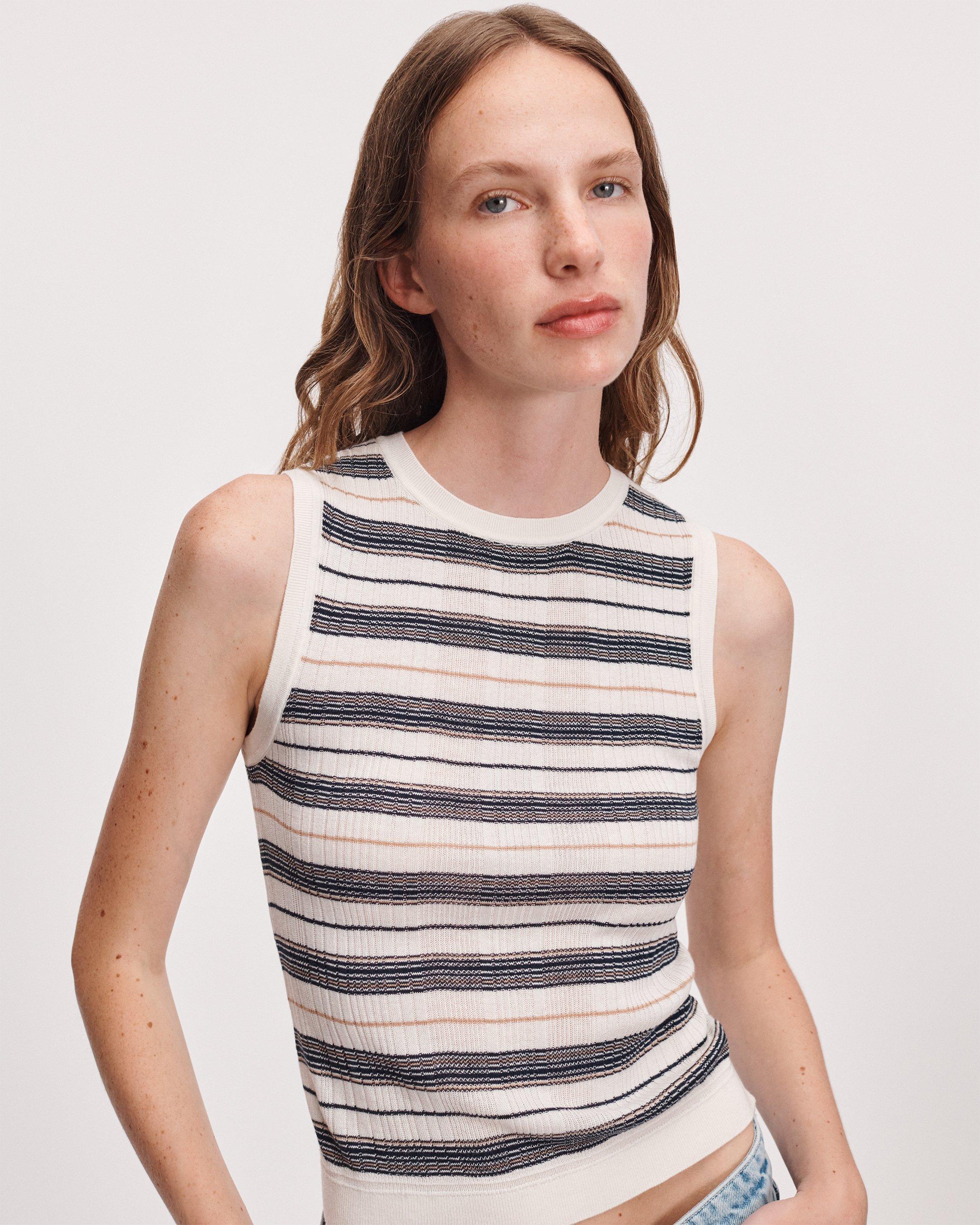 Teresa Striped Tank image number 4