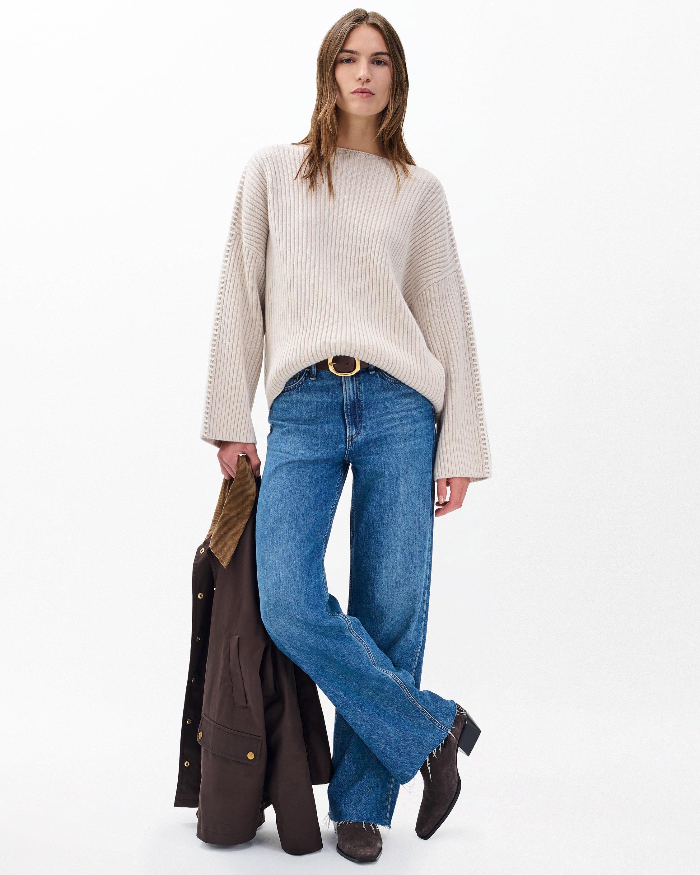 Ingrid Boatneck Wool Sweater - image 3