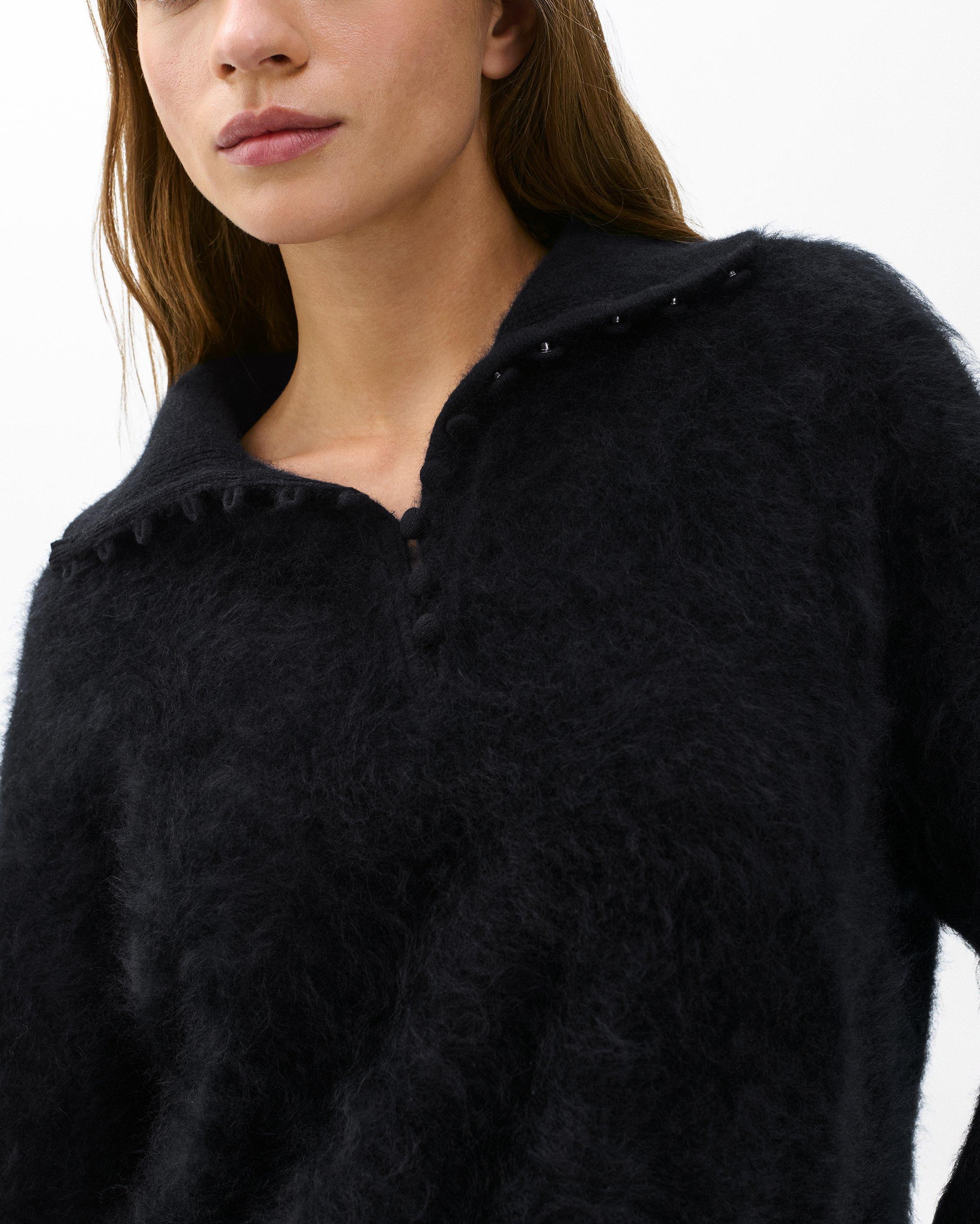 Jada Brushed Cashmere Sweater - Black | rag & bone