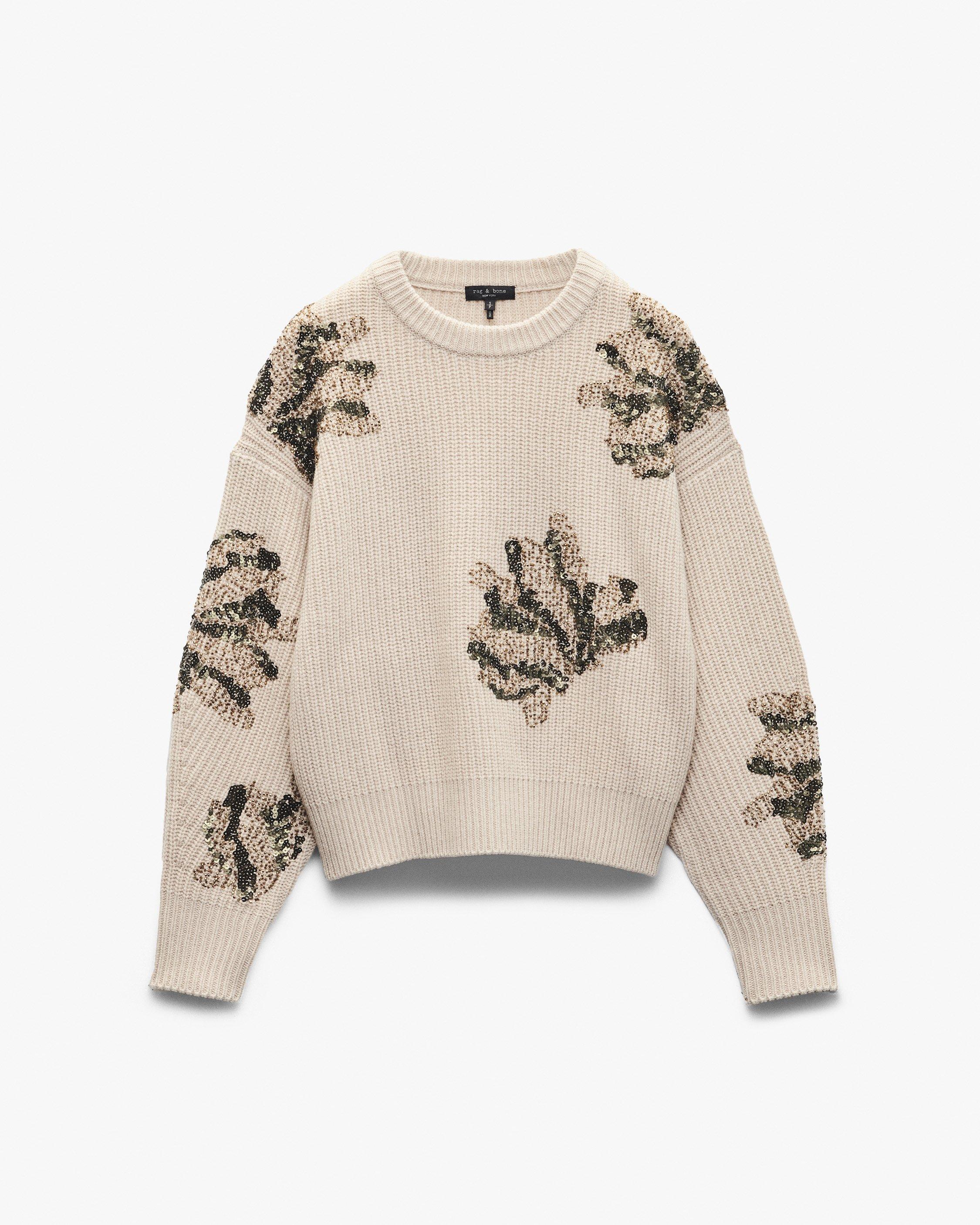 Julie Sequined Wool Sweater - image 2