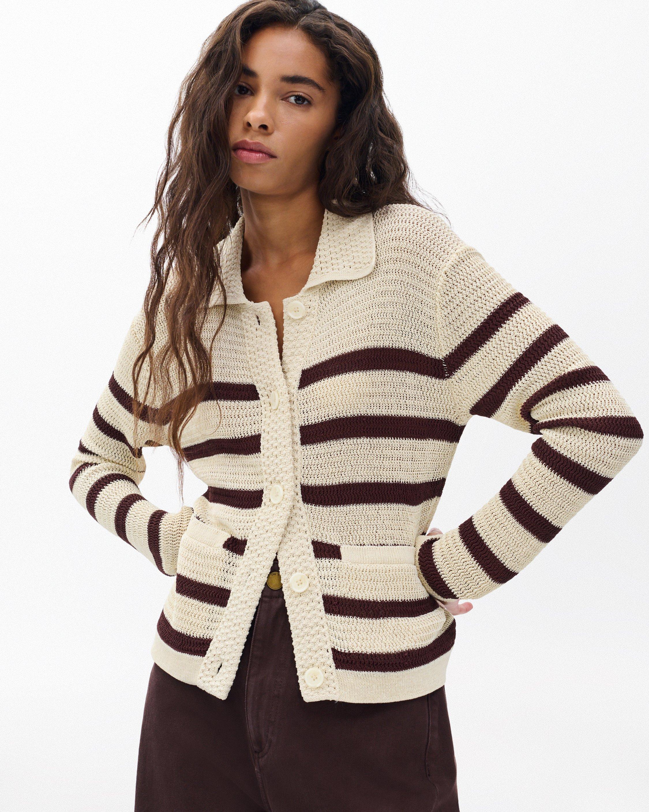 Costi Striped Cardigan image number 1