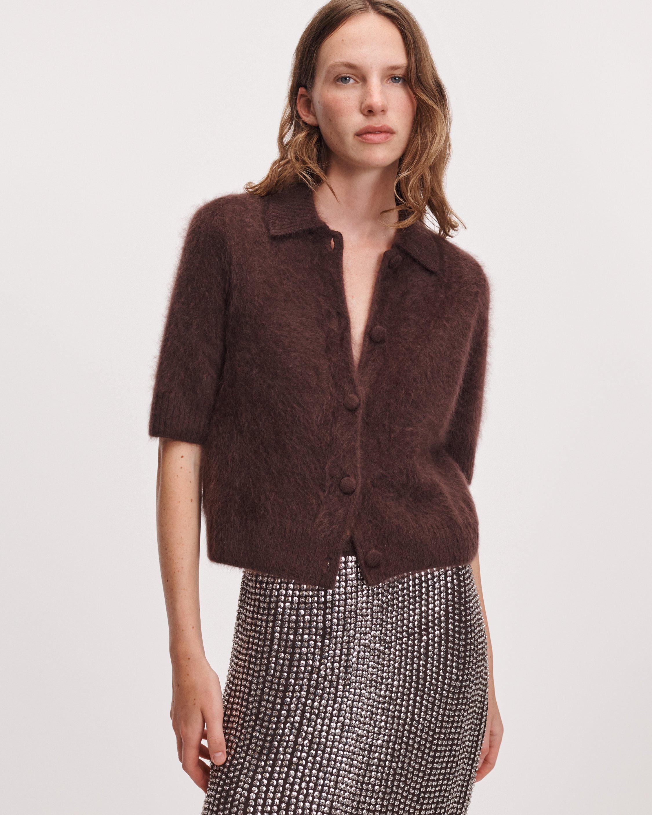 Jada Brushed Cashmere Cardigan image number 1