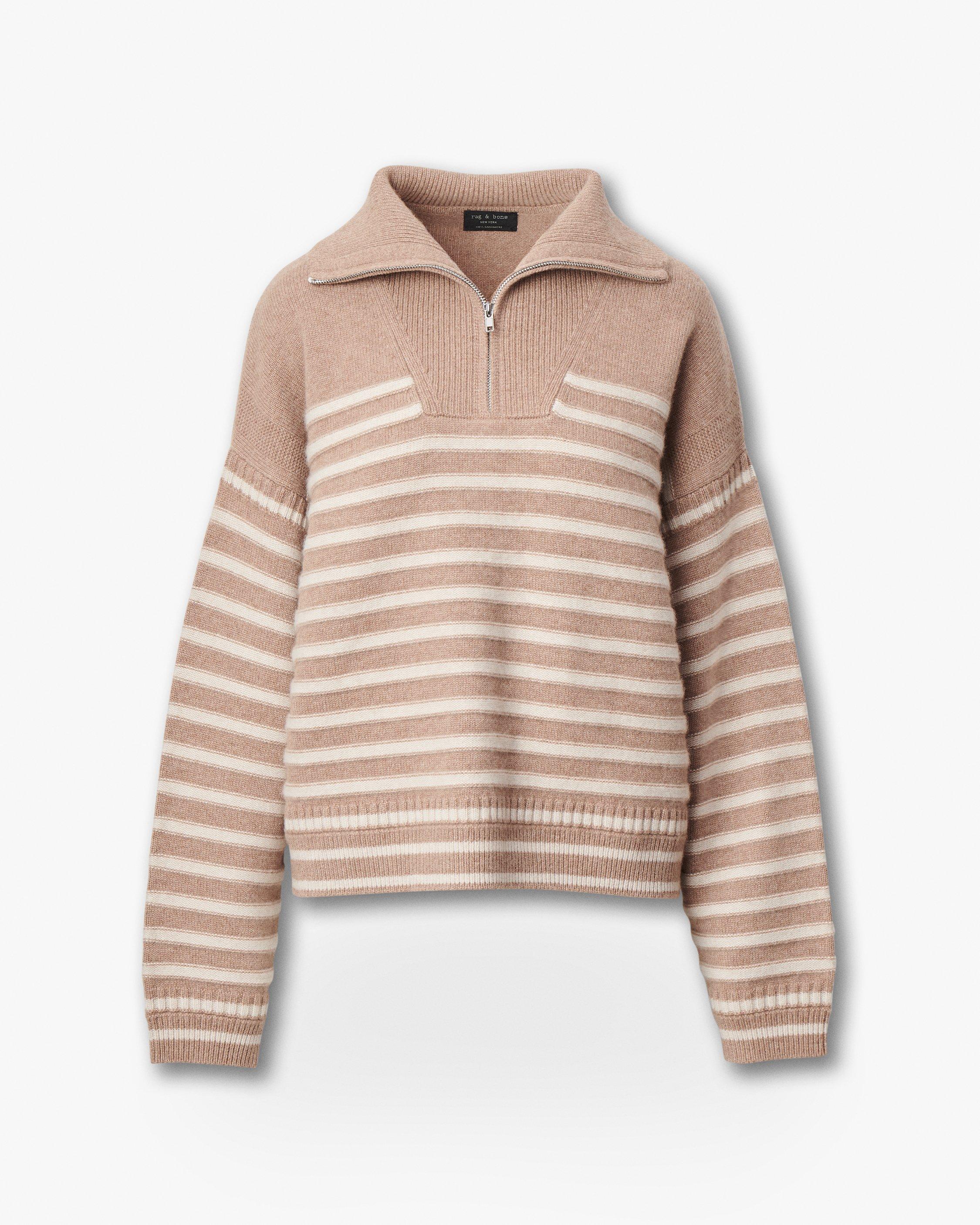 Raven Wool-Cashmere Half-Zip Sweater - image 2