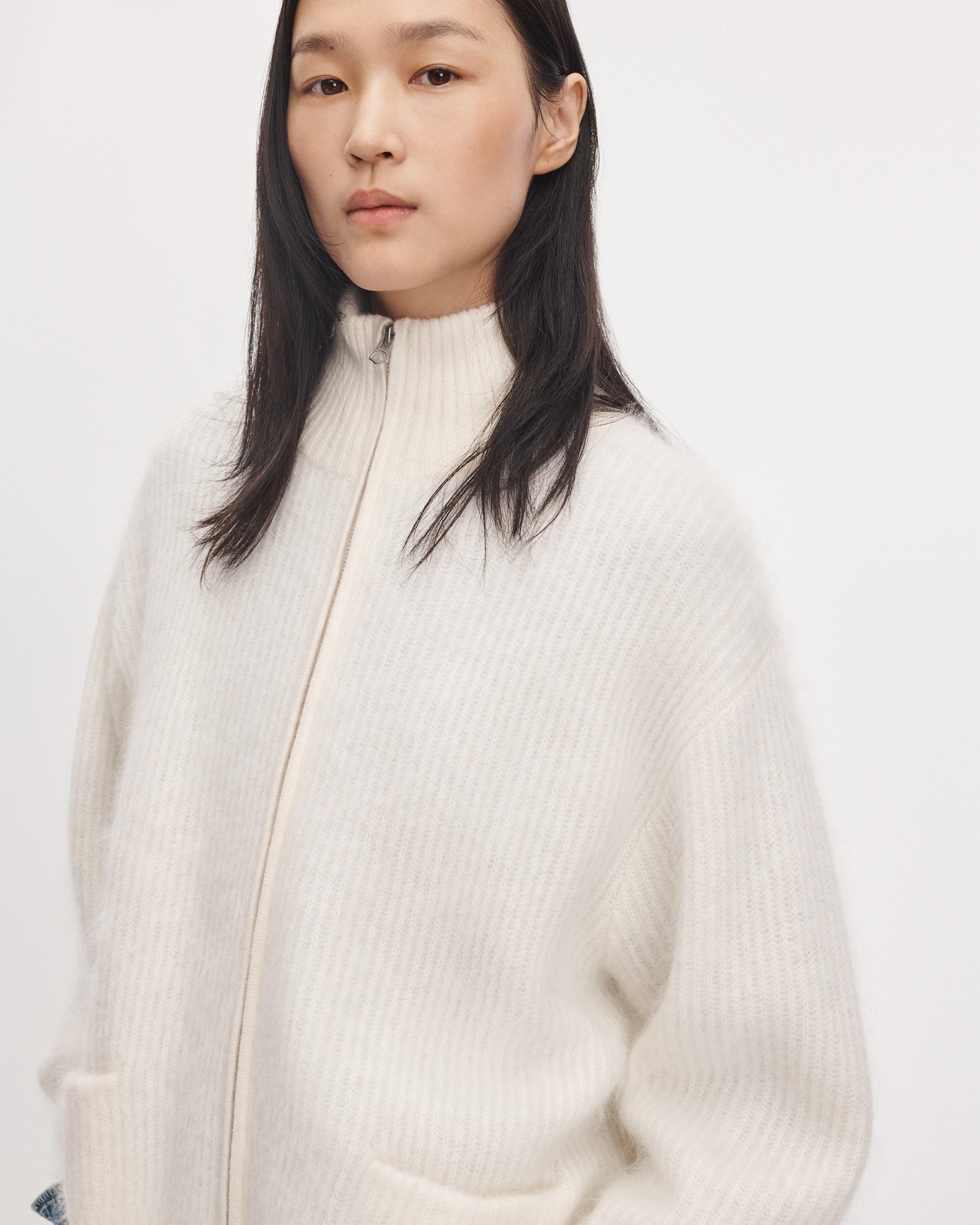 Jada Brushed Cashmere Full-Zip image number 4