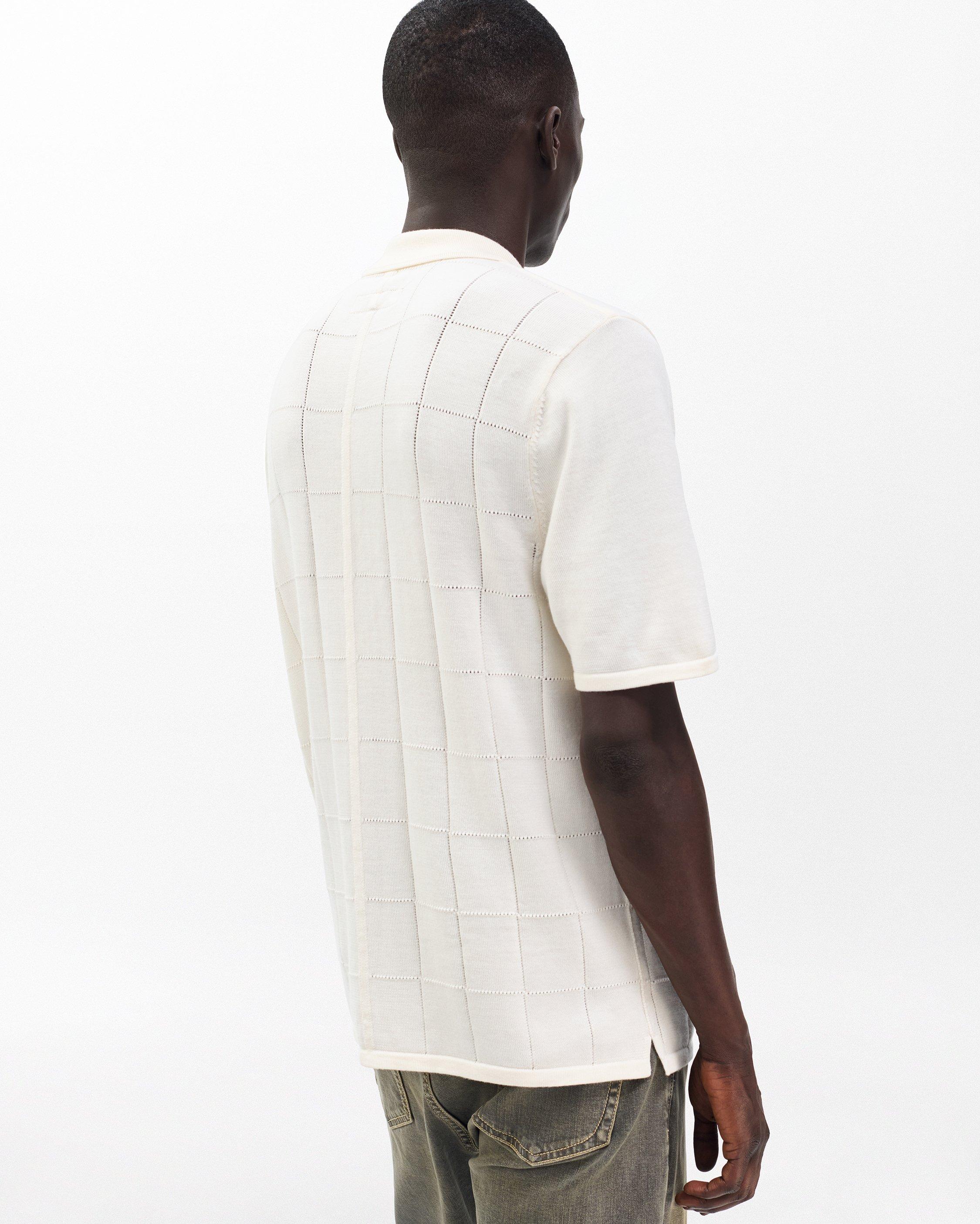 Dalton Windowpane Knit Shirt image number 6