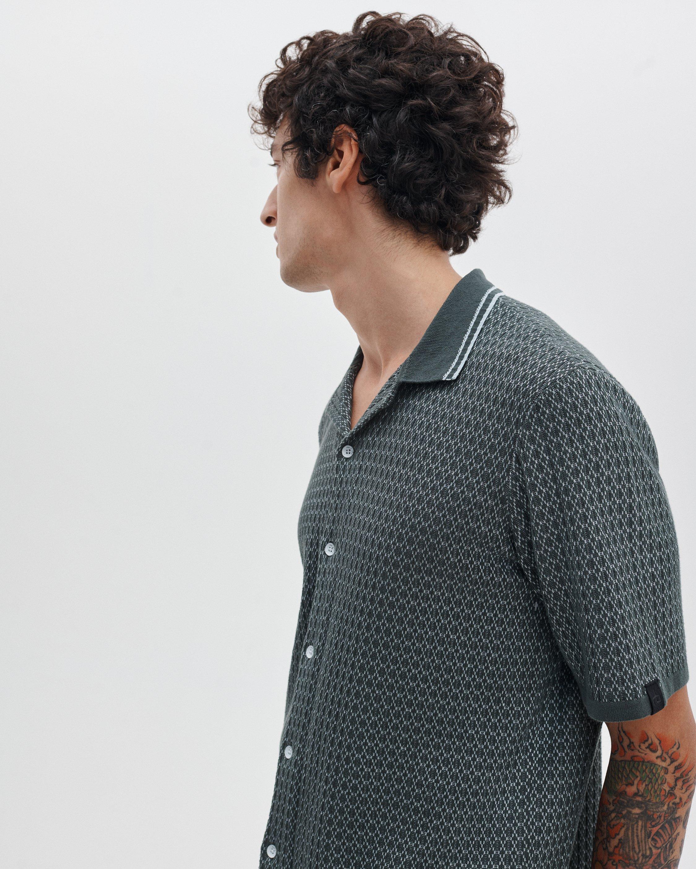 Harvey Cross-Stitch Camp Shirt image number 4