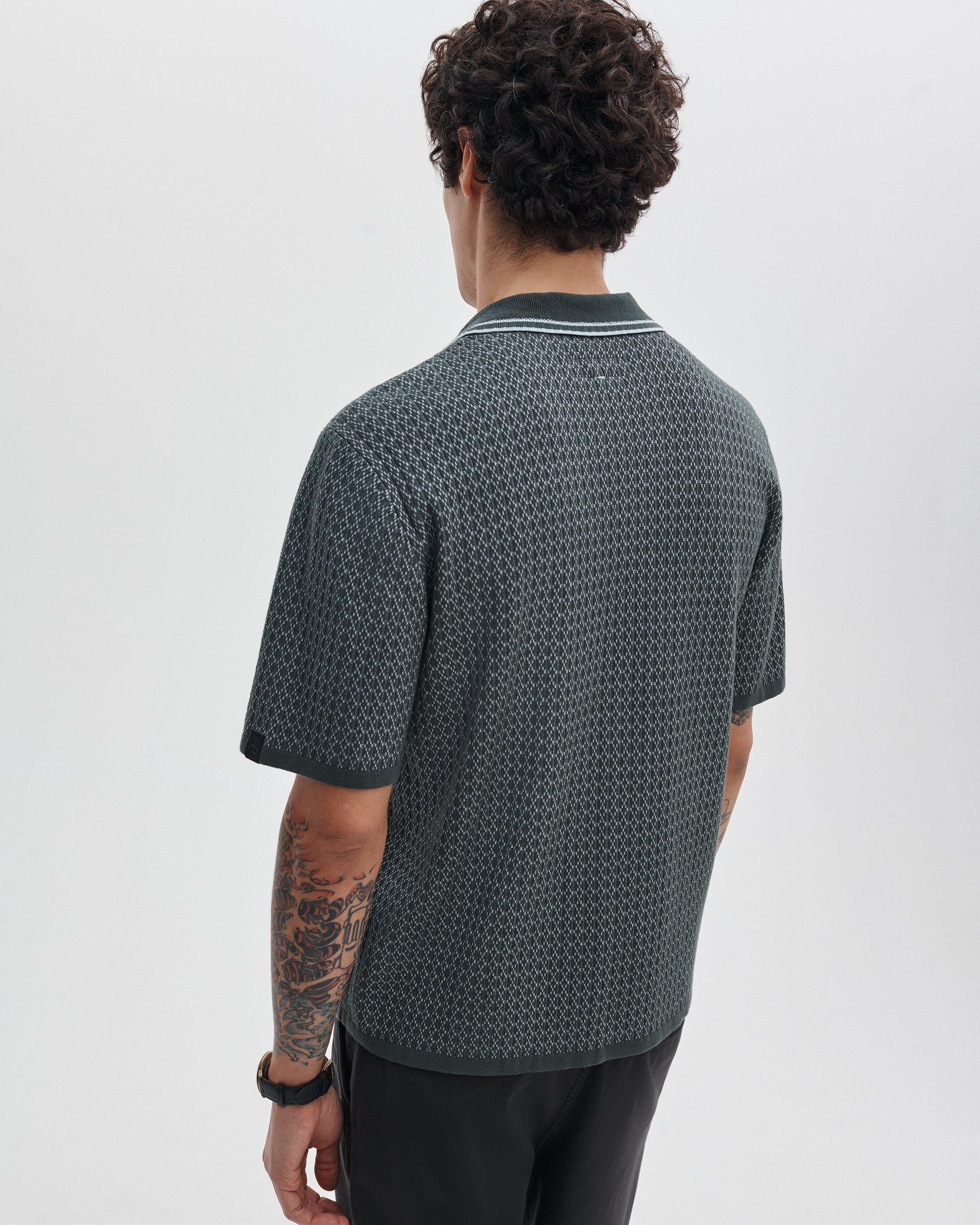 Harvey Cross-Stitch Camp Shirt image number 5