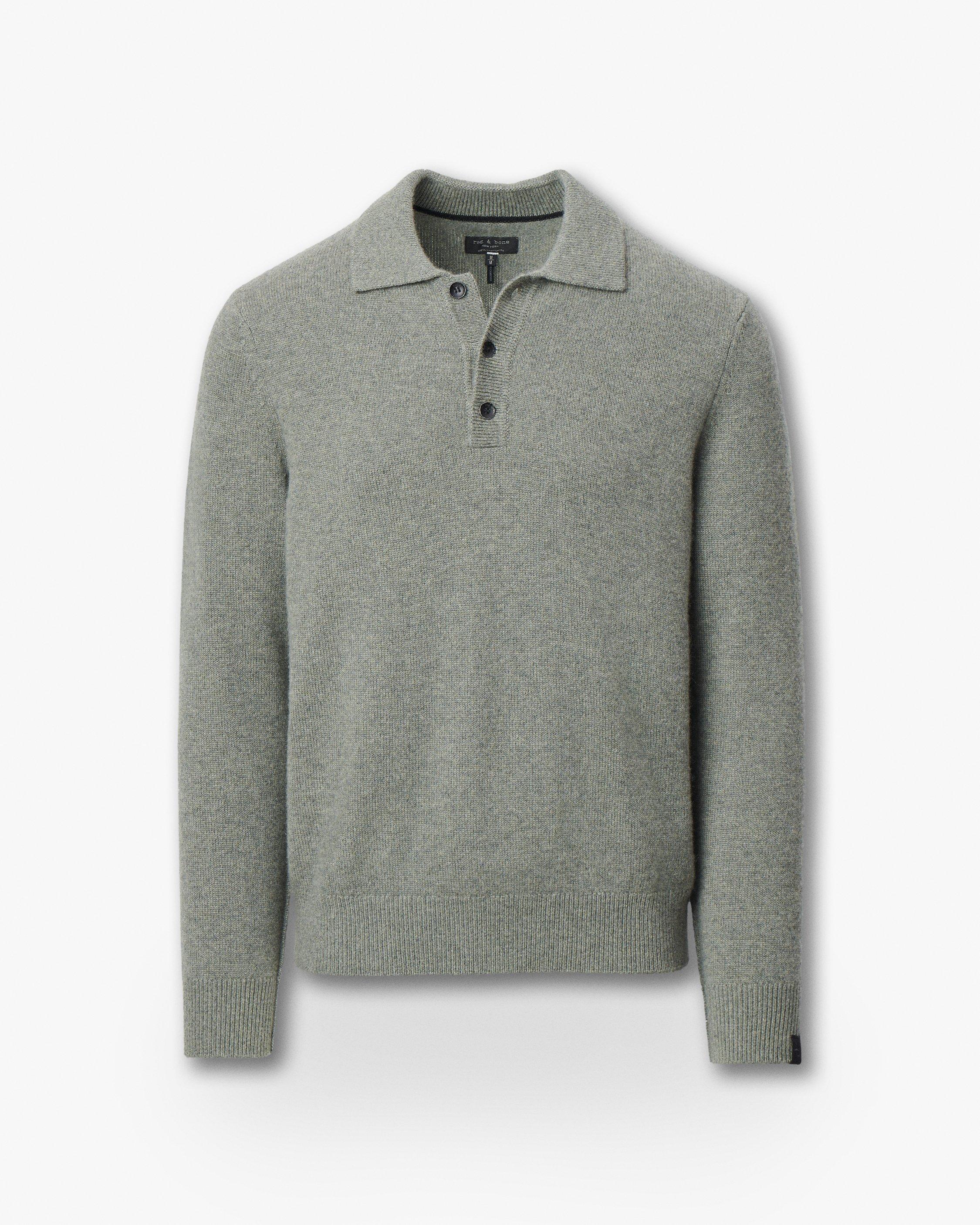 Declan Cashmere Polo Sweater image number 2