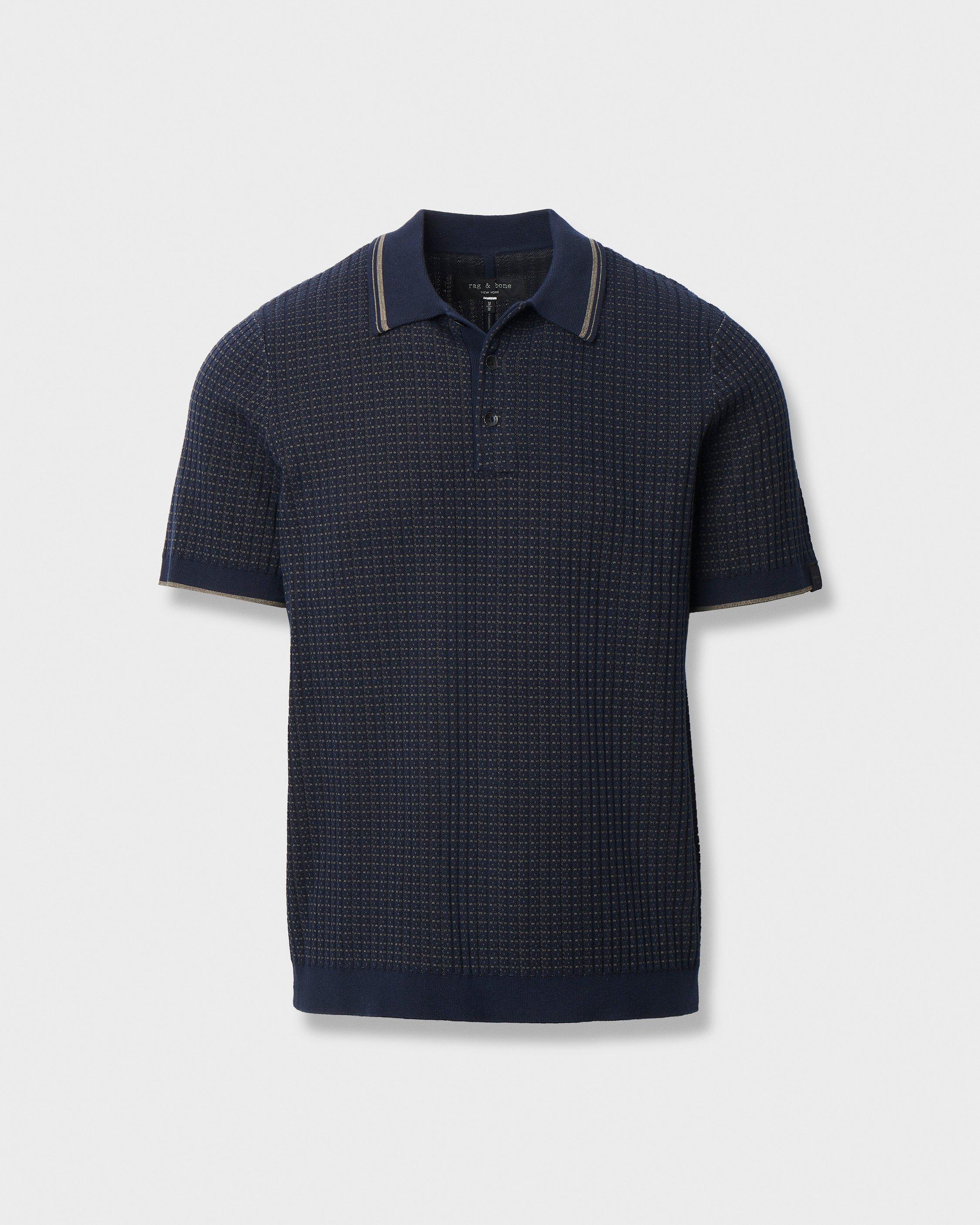 Pull Rayé Rag & Bone The Knit - Femme M - Bleu Marine - Occasion Parfait état