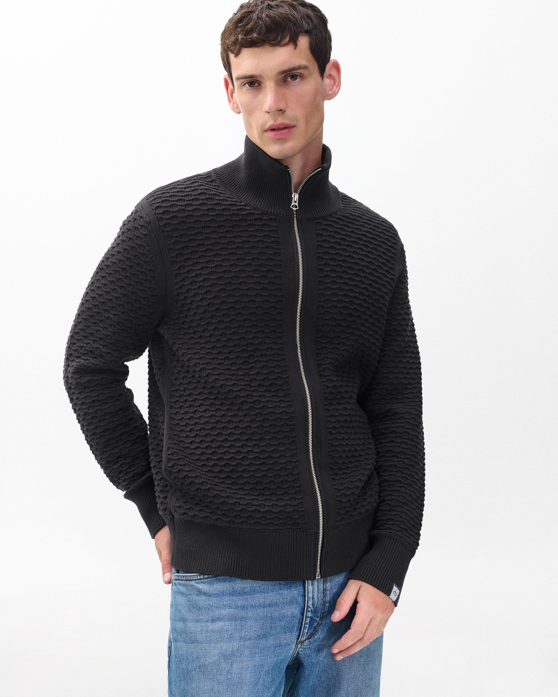 Andrew Cotton Full-Zip Sweater image number 1