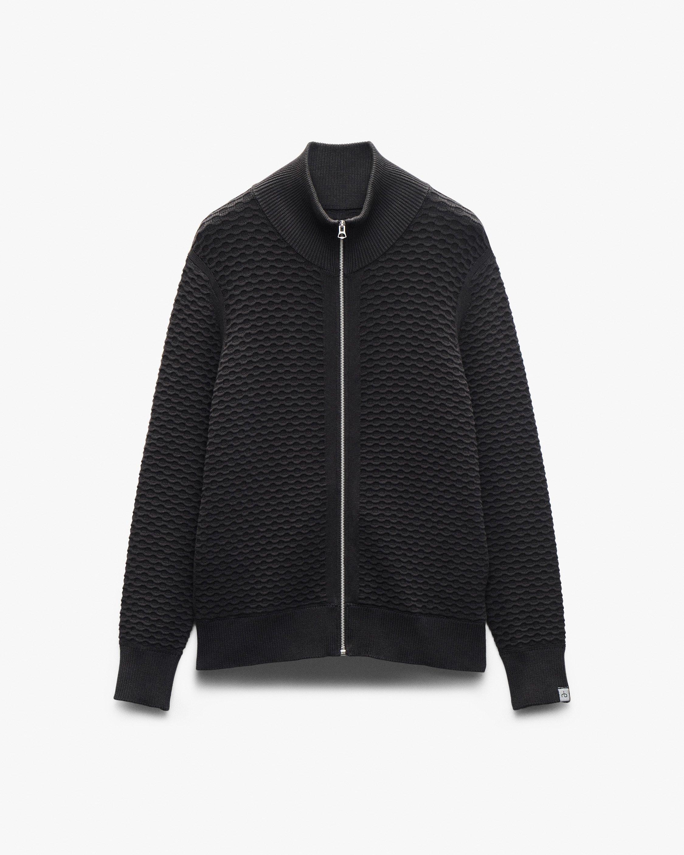Andrew Cotton Full-Zip Sweater image number 2