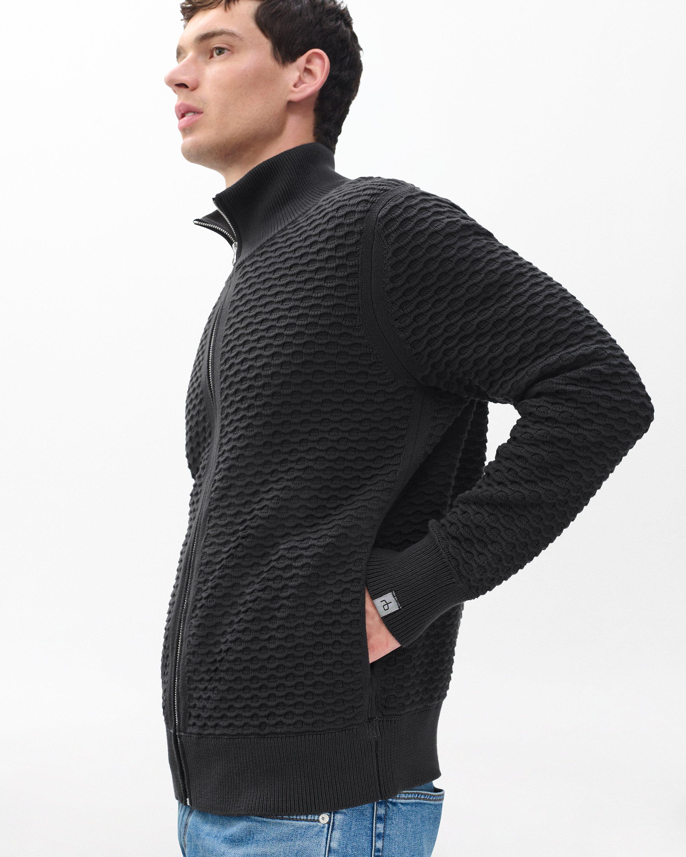 Andrew Cotton Full-Zip Sweater image number 5