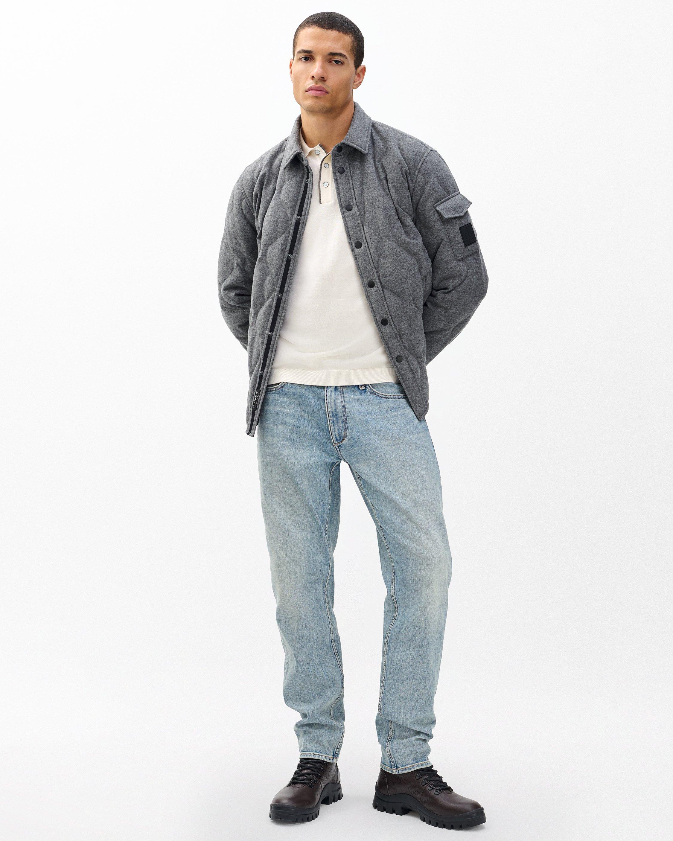 Crawford Wool-Cashmere Knit Polo image number 3