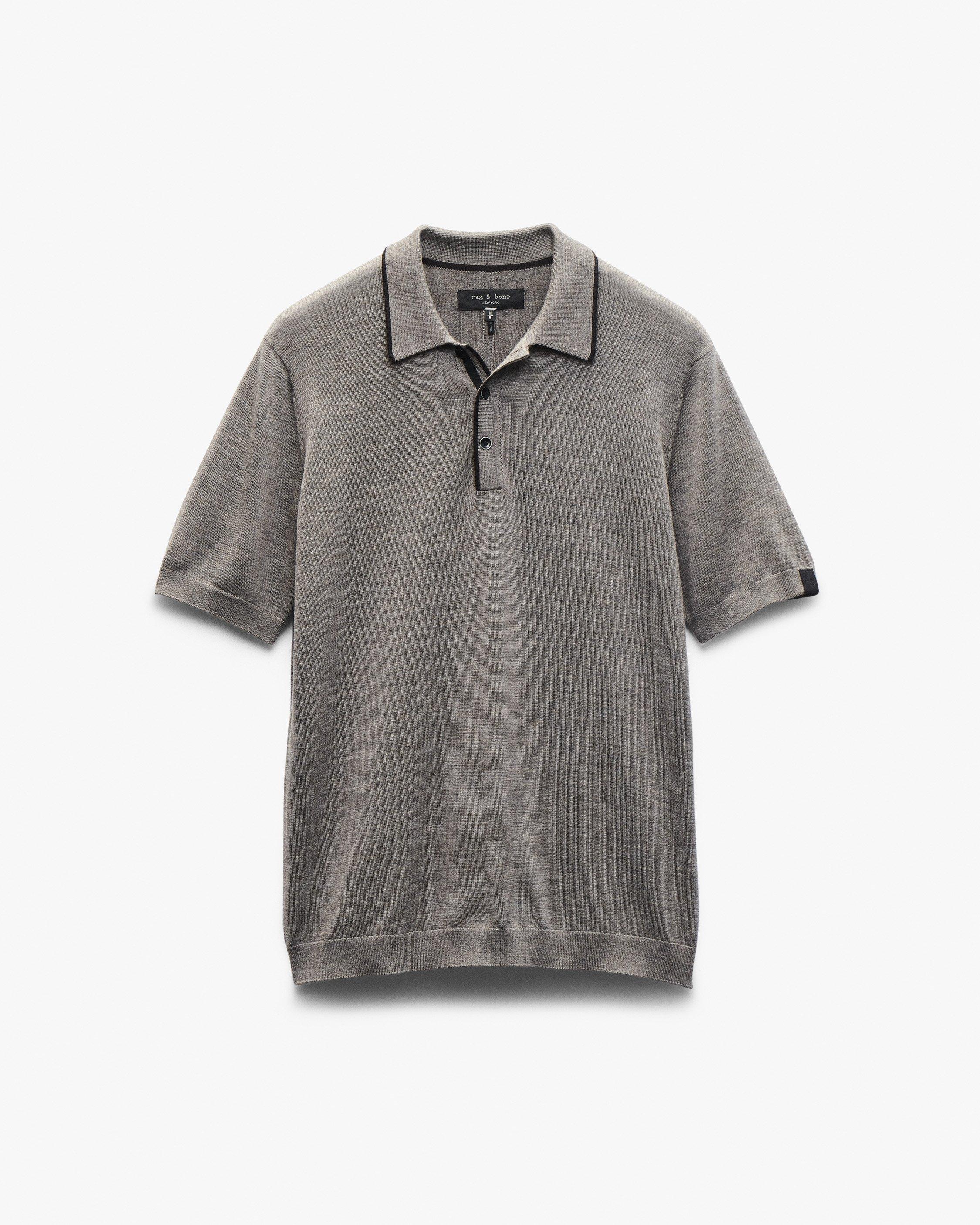 Crawford Wool-Cashmere Knit Polo image number 1