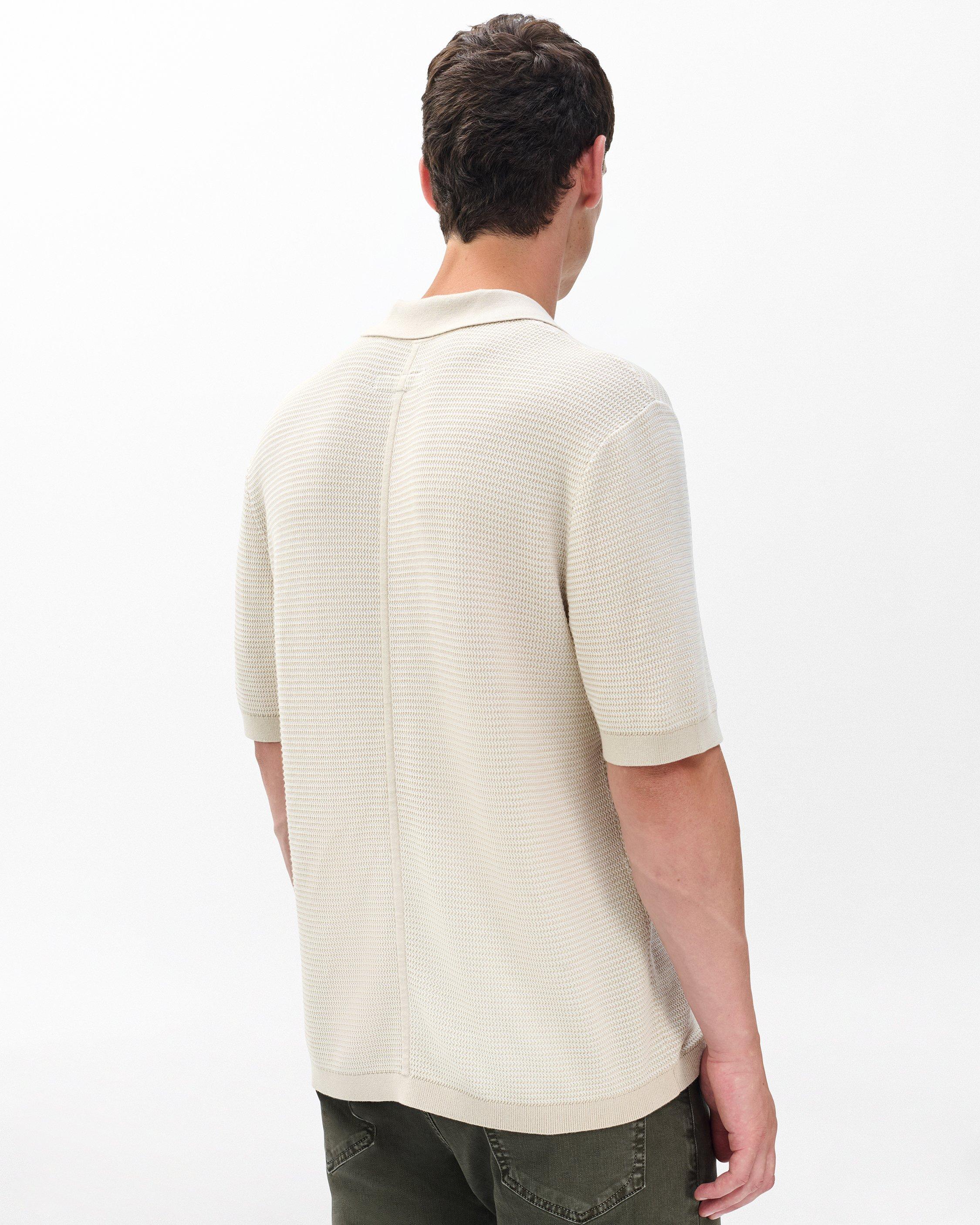Harvey Knit Johnny Collar Polo image number 6
