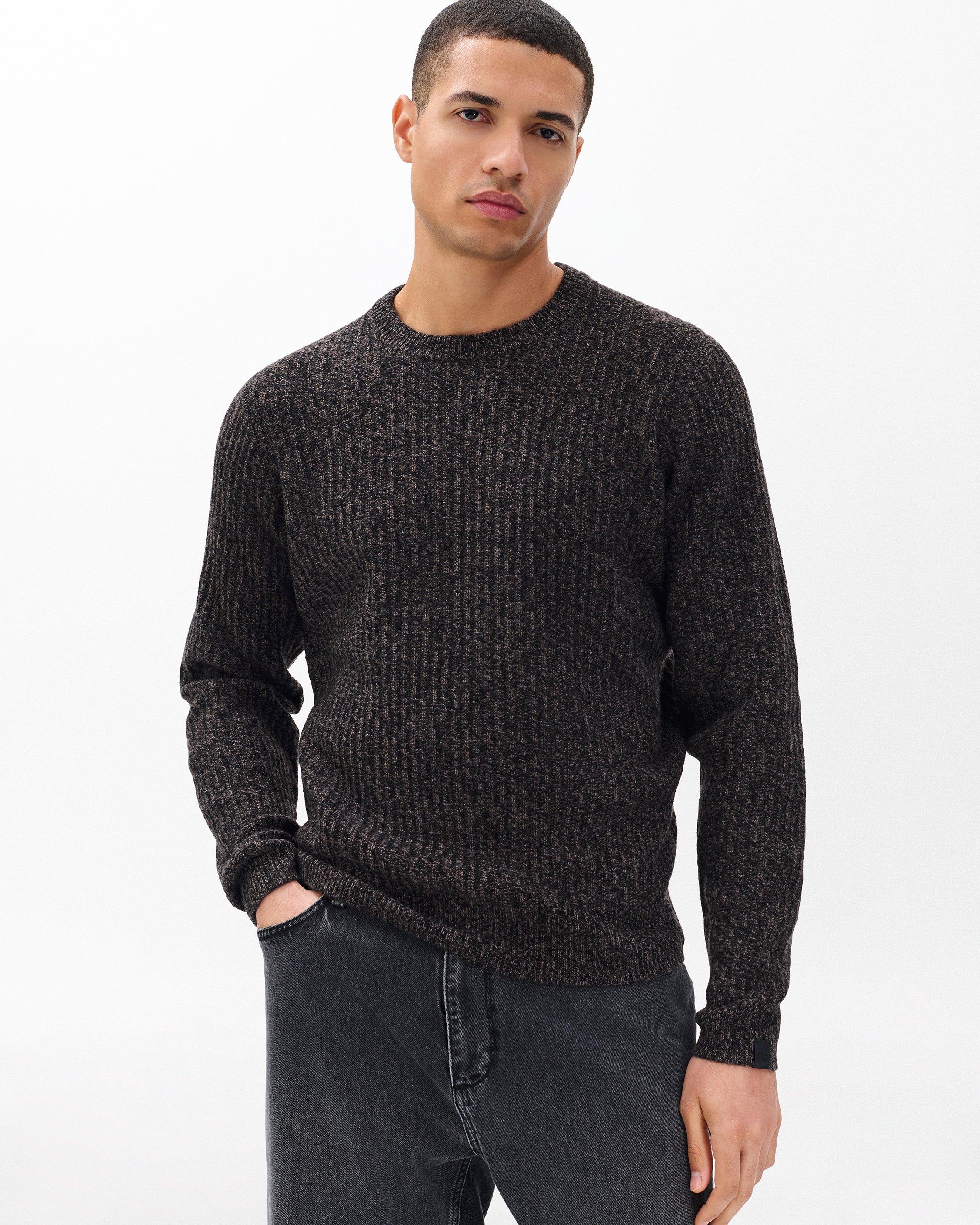 Jensen Ribbed Cashmere Sweater - Brown Multi | rag & bone