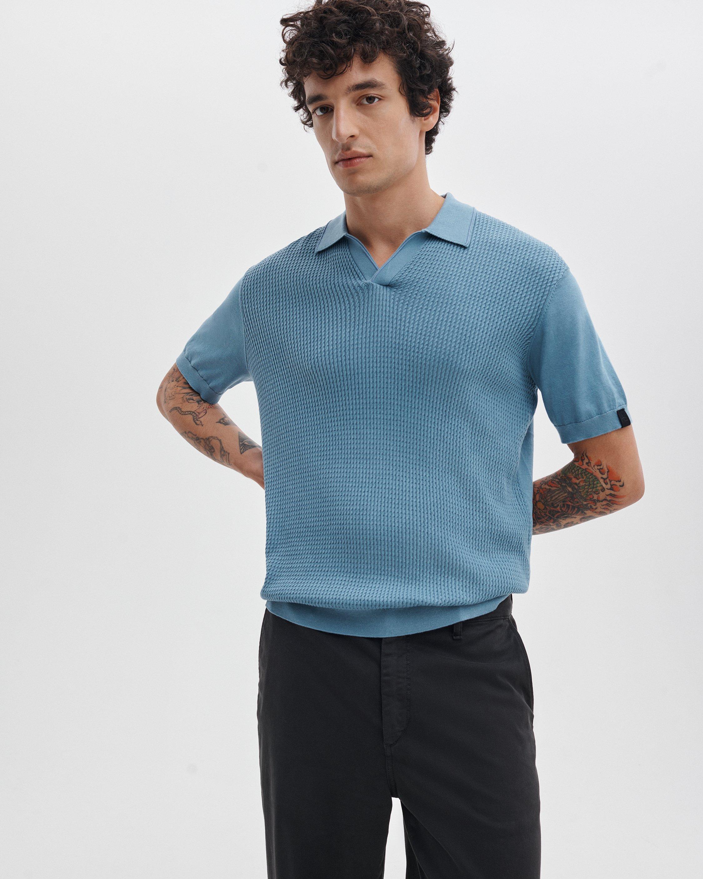 Saxon Silk-Cotton Polo Shirt image number 1