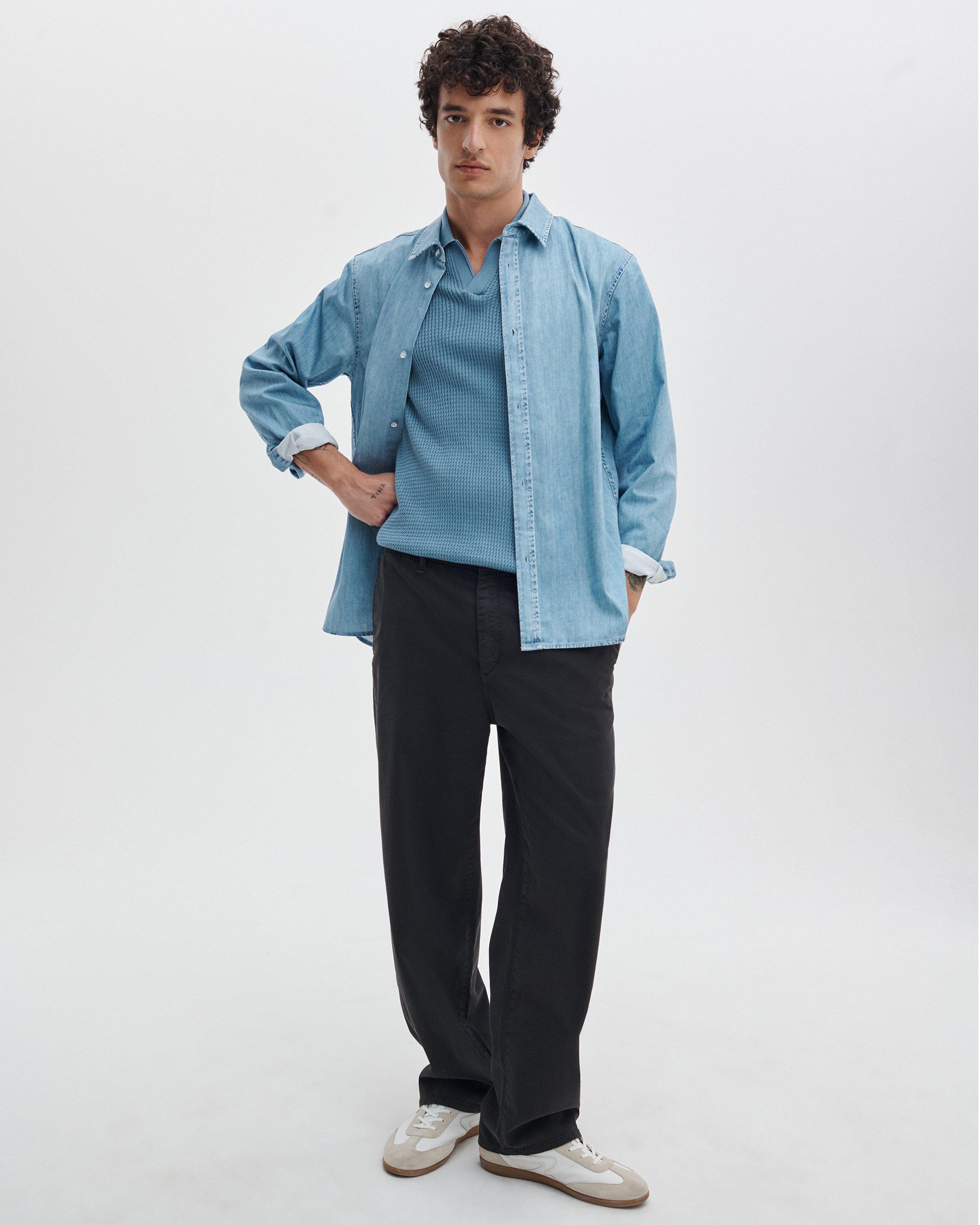 Saxon Silk-Cotton Polo Shirt image number 3