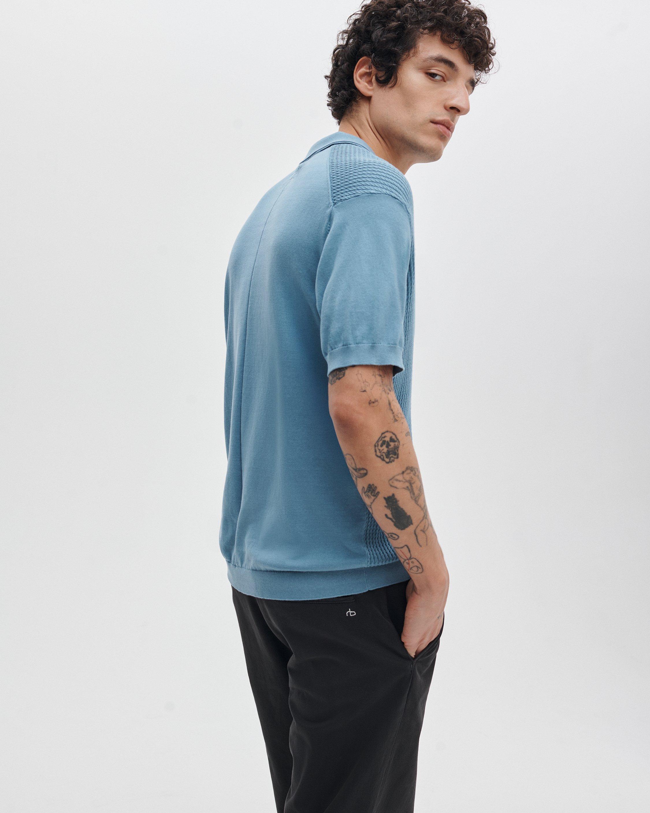 Saxon Silk-Cotton Polo Shirt image number 5