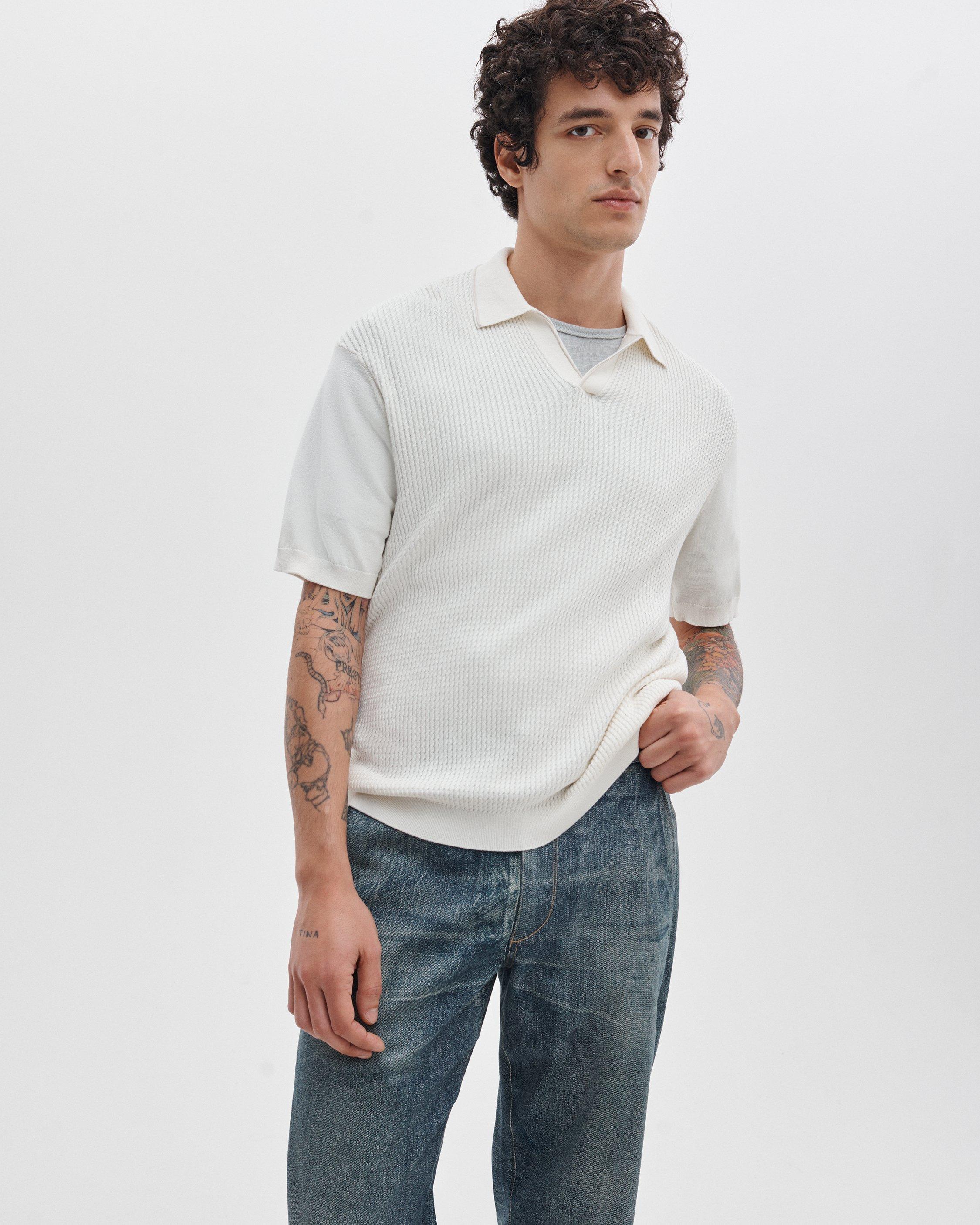 Saxon Silk-Cotton Polo Shirt image number 1