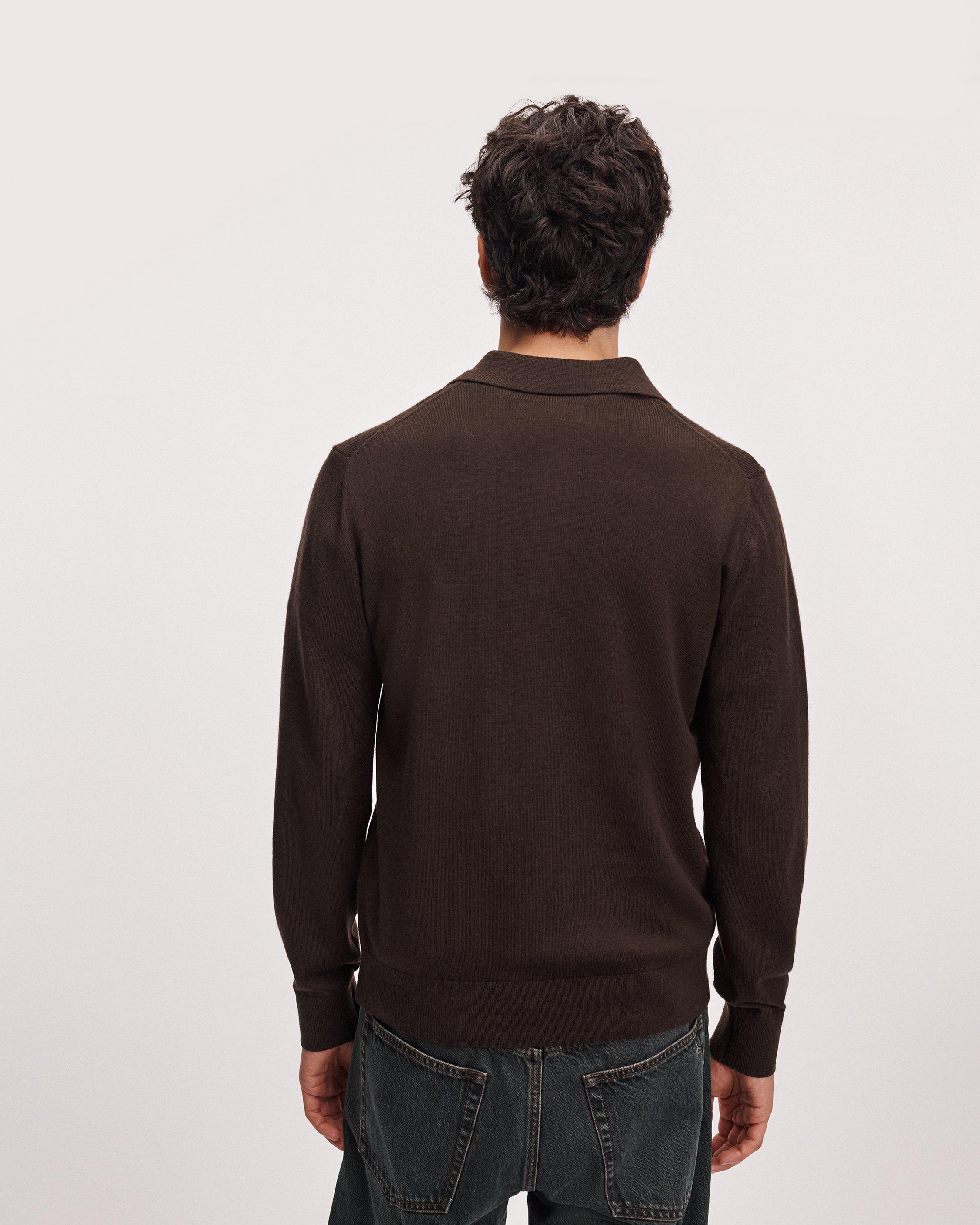 365 Merino Long-Sleeve Polo image number 5