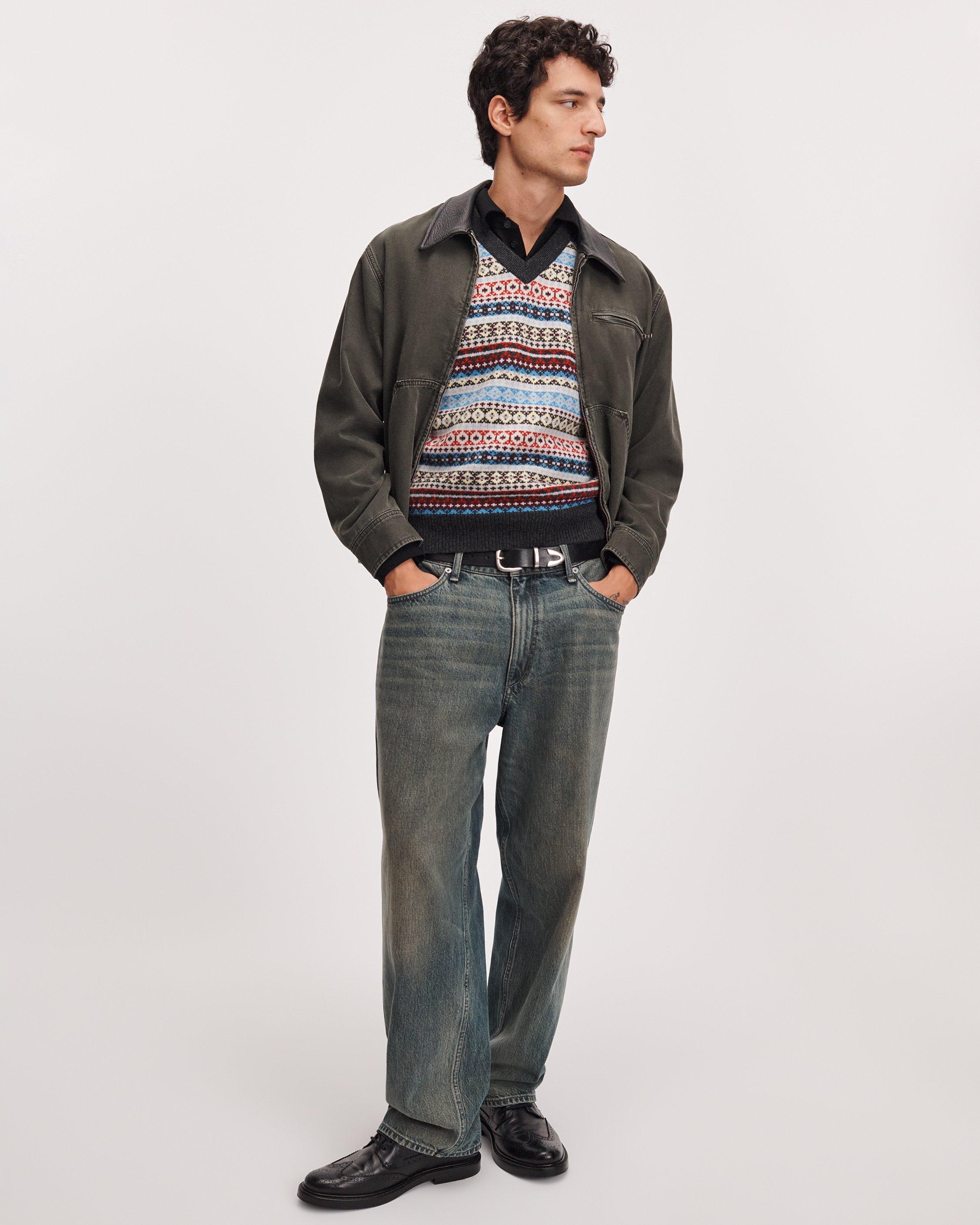 Fair Isle Wool Vest image number 3