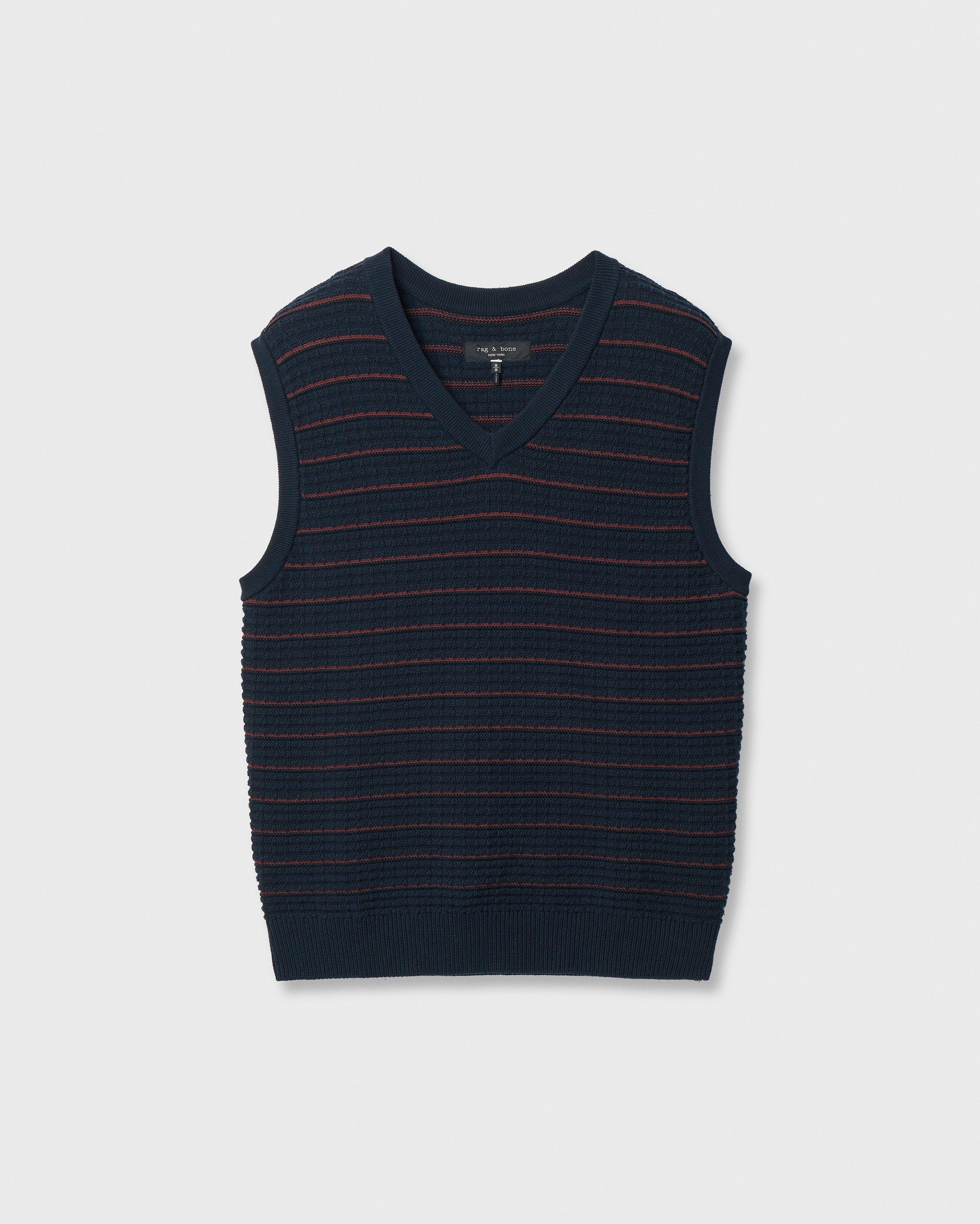 Aaron Striped Vest image number 1