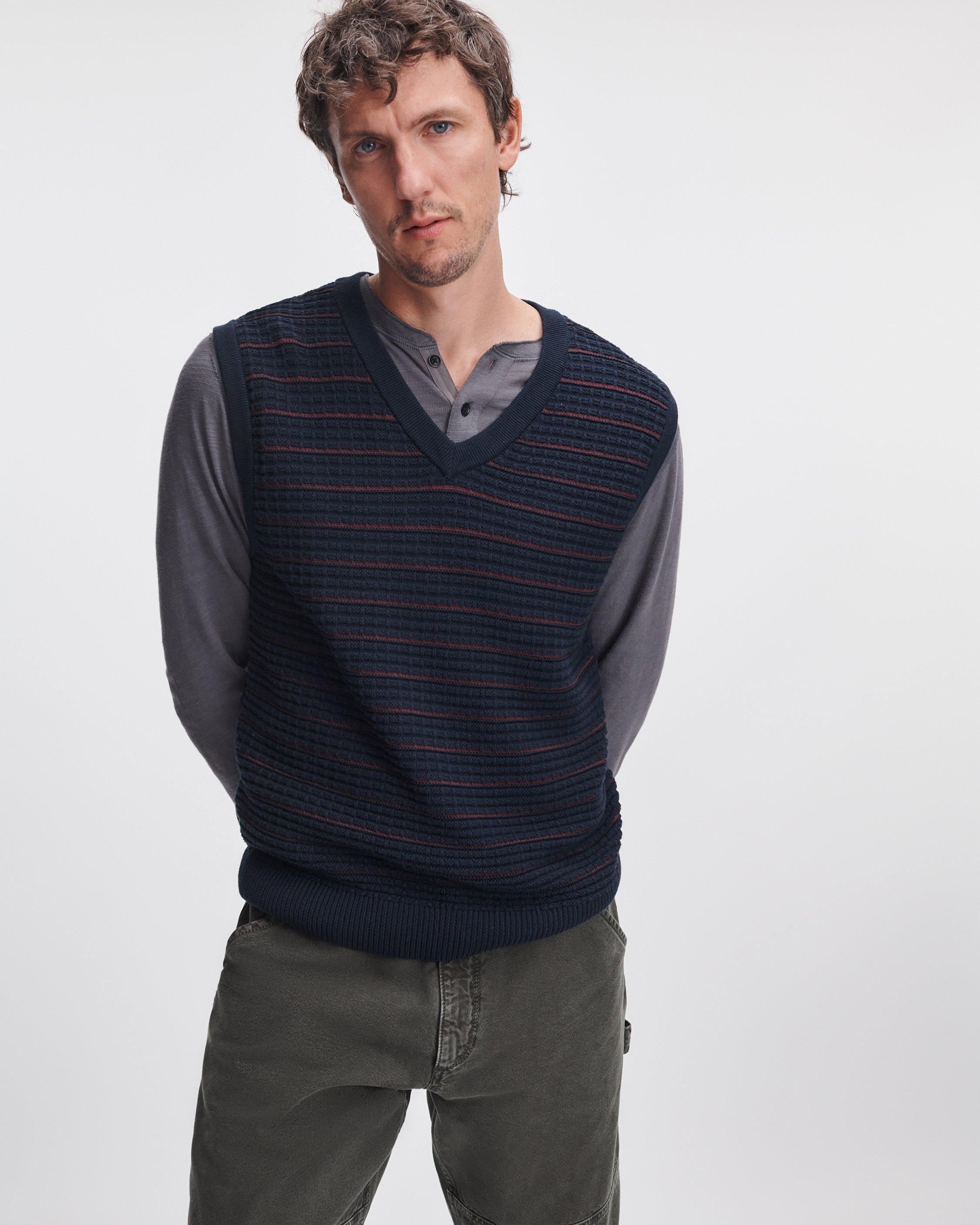 Aaron Striped Vest image number 2