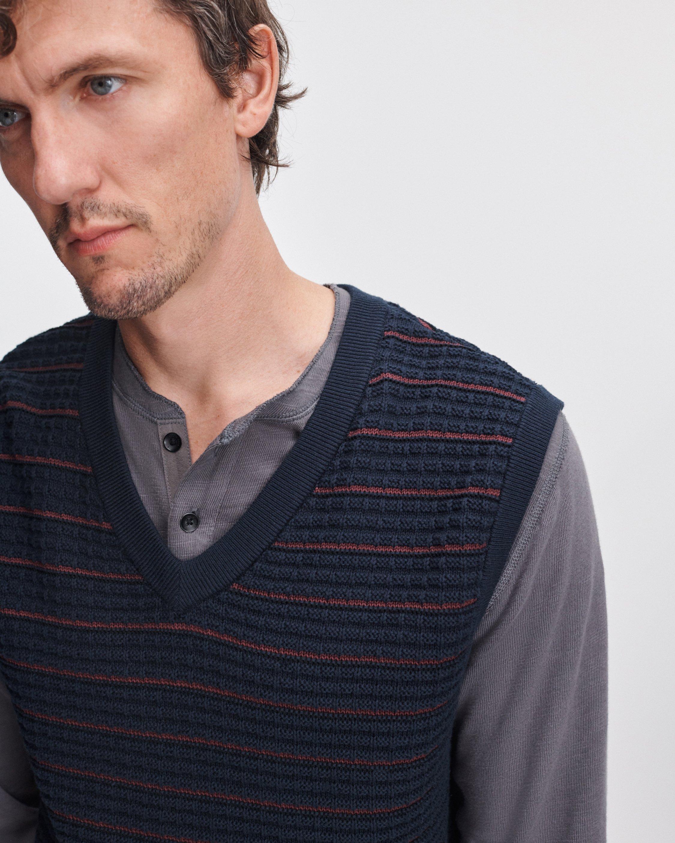Aaron Striped Vest image number 4