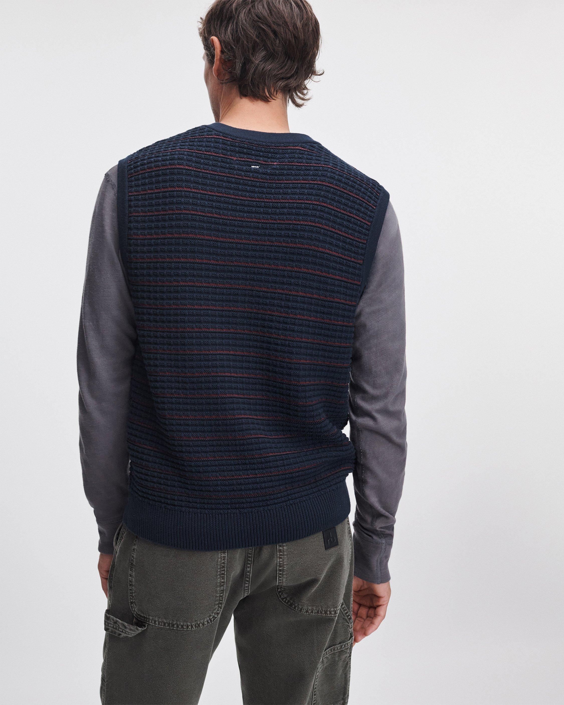 Aaron Striped Vest image number 5