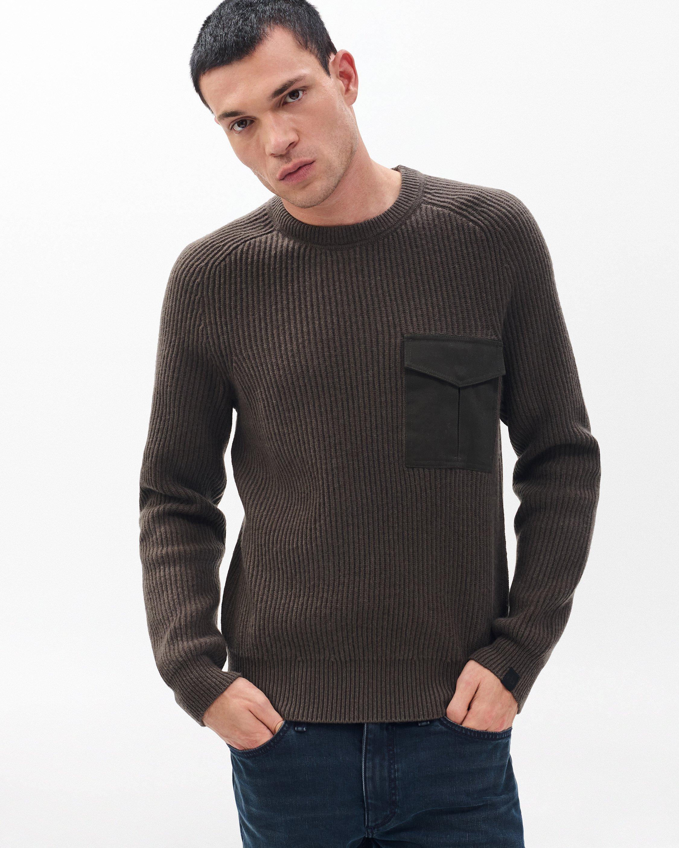 Walker Mixed-Media Sweater image number 5