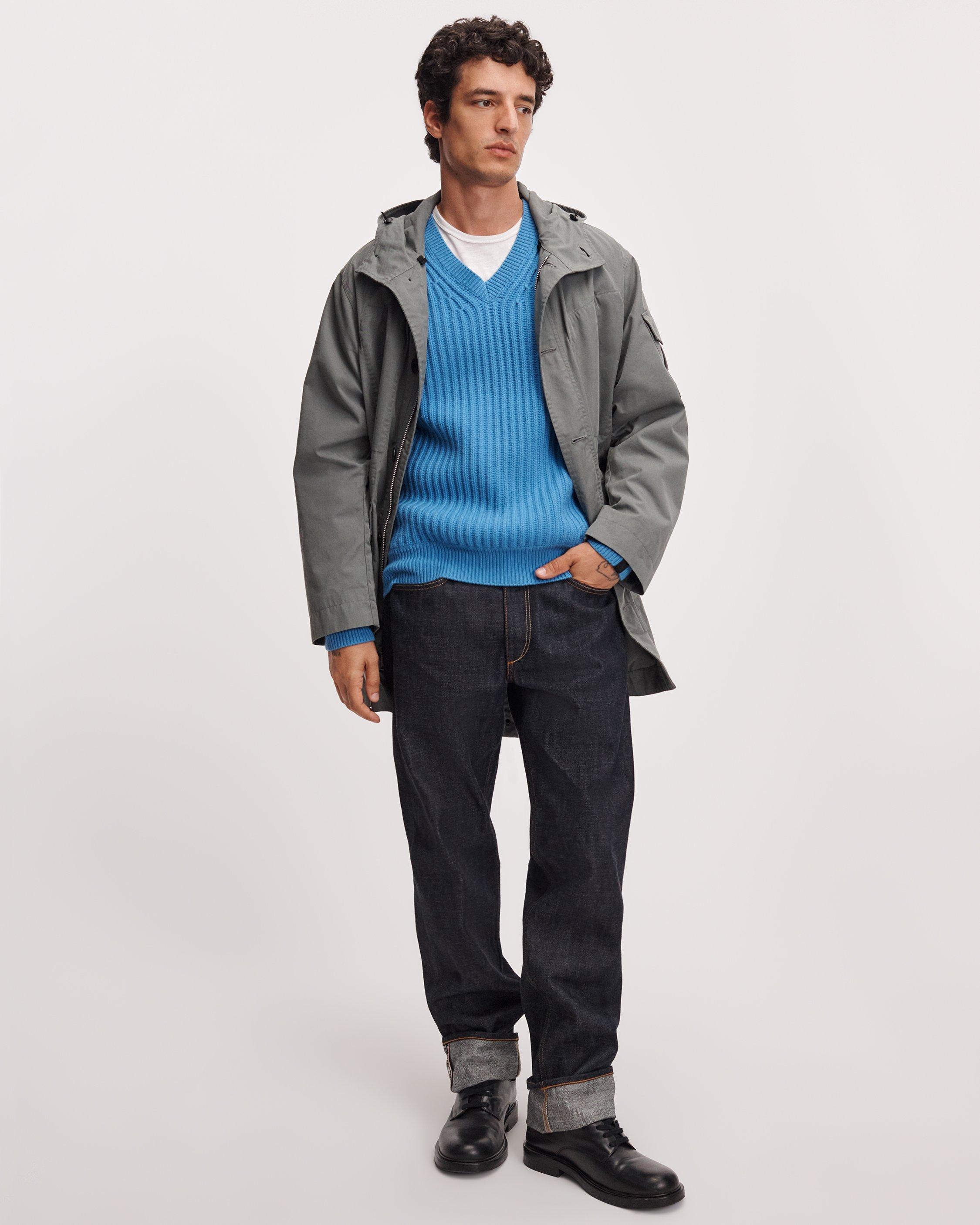 Theo Wool-Cashmere V-Neck Sweater image number 3
