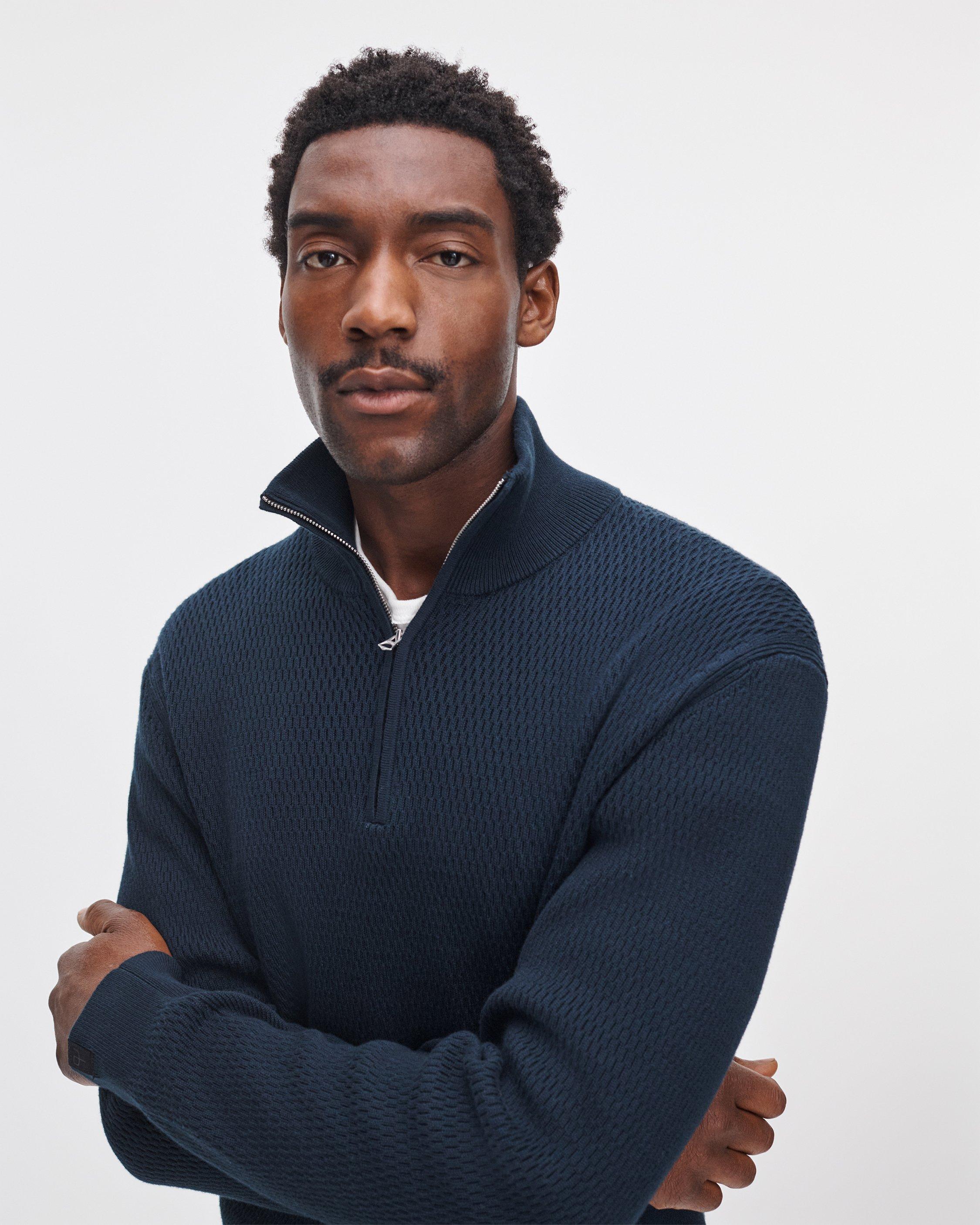 Danton Thermal-Stitch Quarter-Zip image number 4